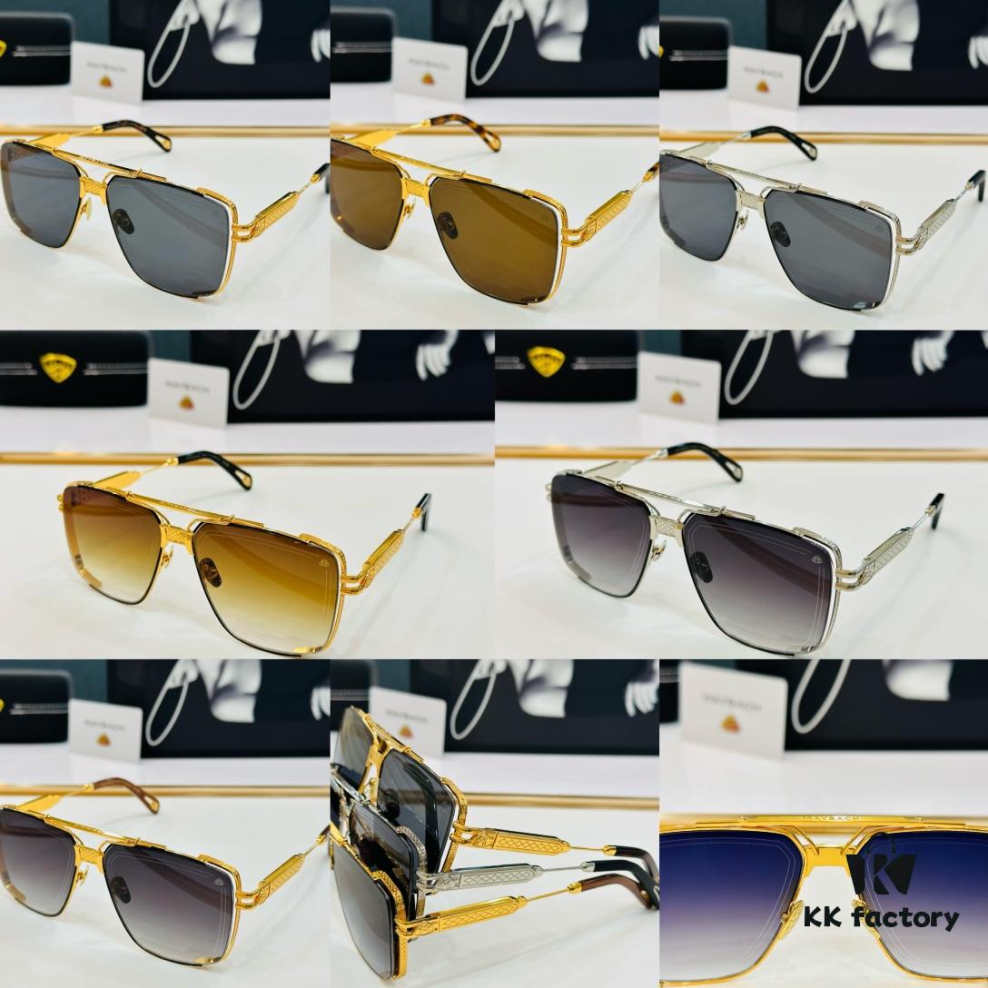 6931f77a3a89a121ed548db6 High-Quality MAYBACH Z042 Sunglasses, Exquisite Craftsmanship, Premium Feel, Size: 61-15-145