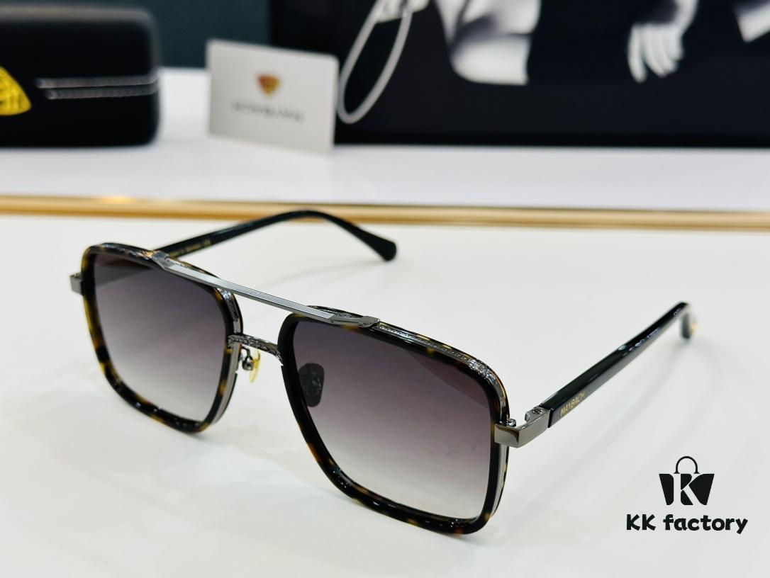 High-Quality MAYBACH Sunglasses, Exquisitely Crafted, Premium Texture, Meng Size: 56-20-145