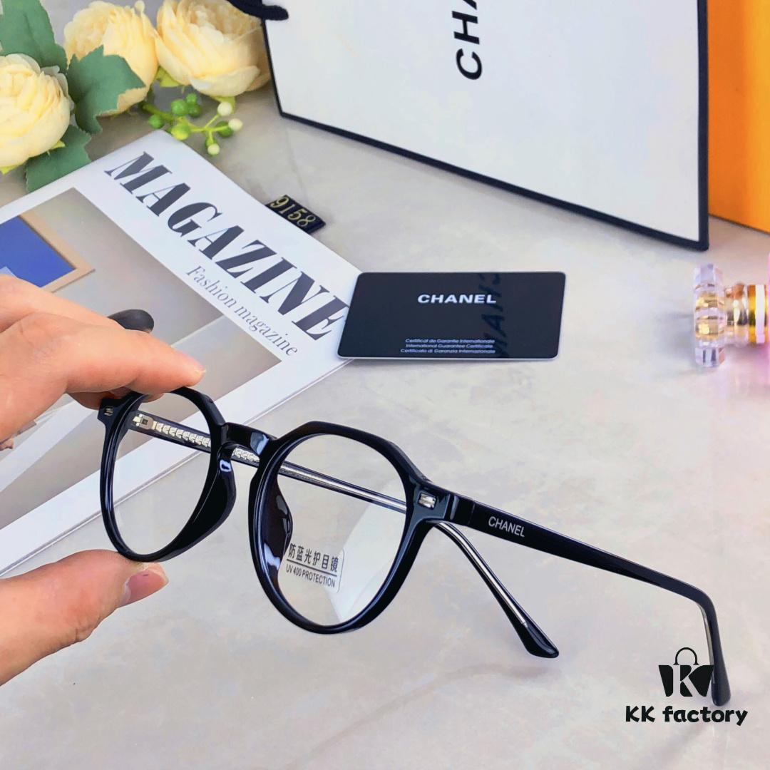 6931f7833a89a121ed548e37 Chane* Jin Chen Same Style Multi-Frame Tortoiseshell Round Eyeglasses for Women, Prescription Ready, Leopard Print Frame, Sunglasses