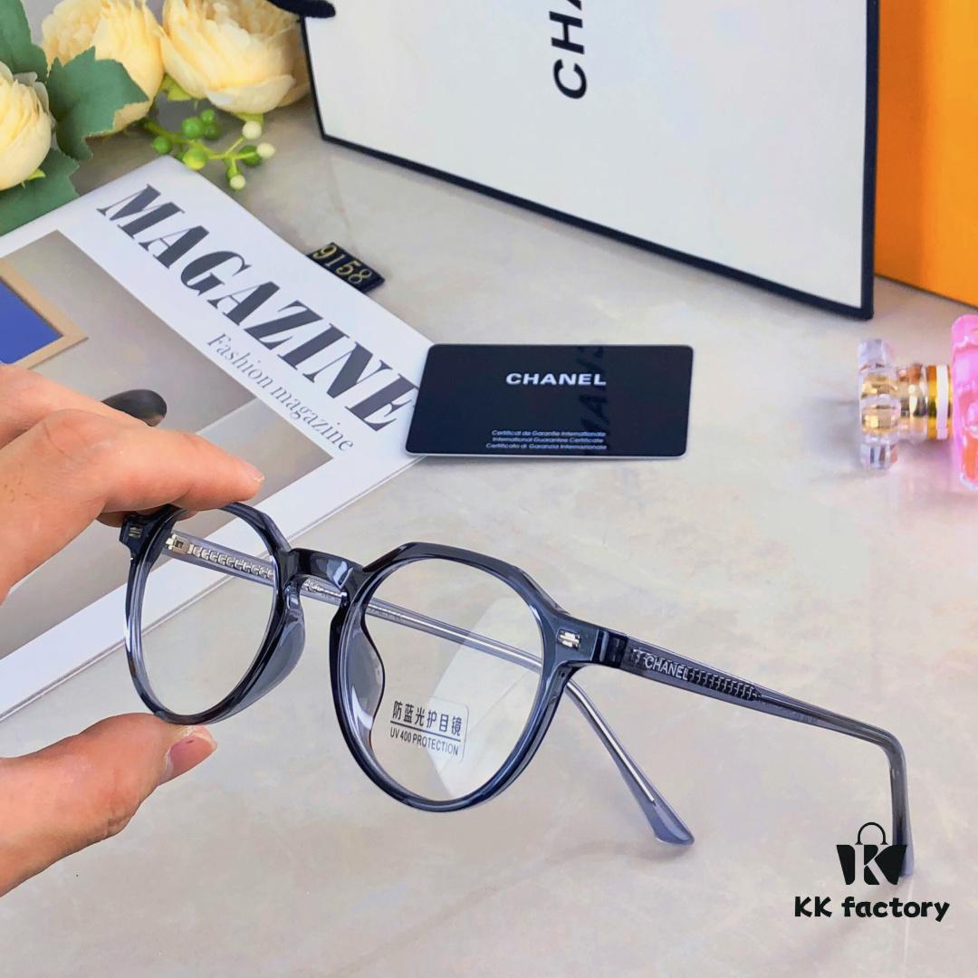 6931f7833a89a121ed548e39 Chane* Jin Chen Same Style Multi-Frame Tortoiseshell Round Eyeglasses for Women, Prescription Ready, Leopard Print Frame, Sunglasses