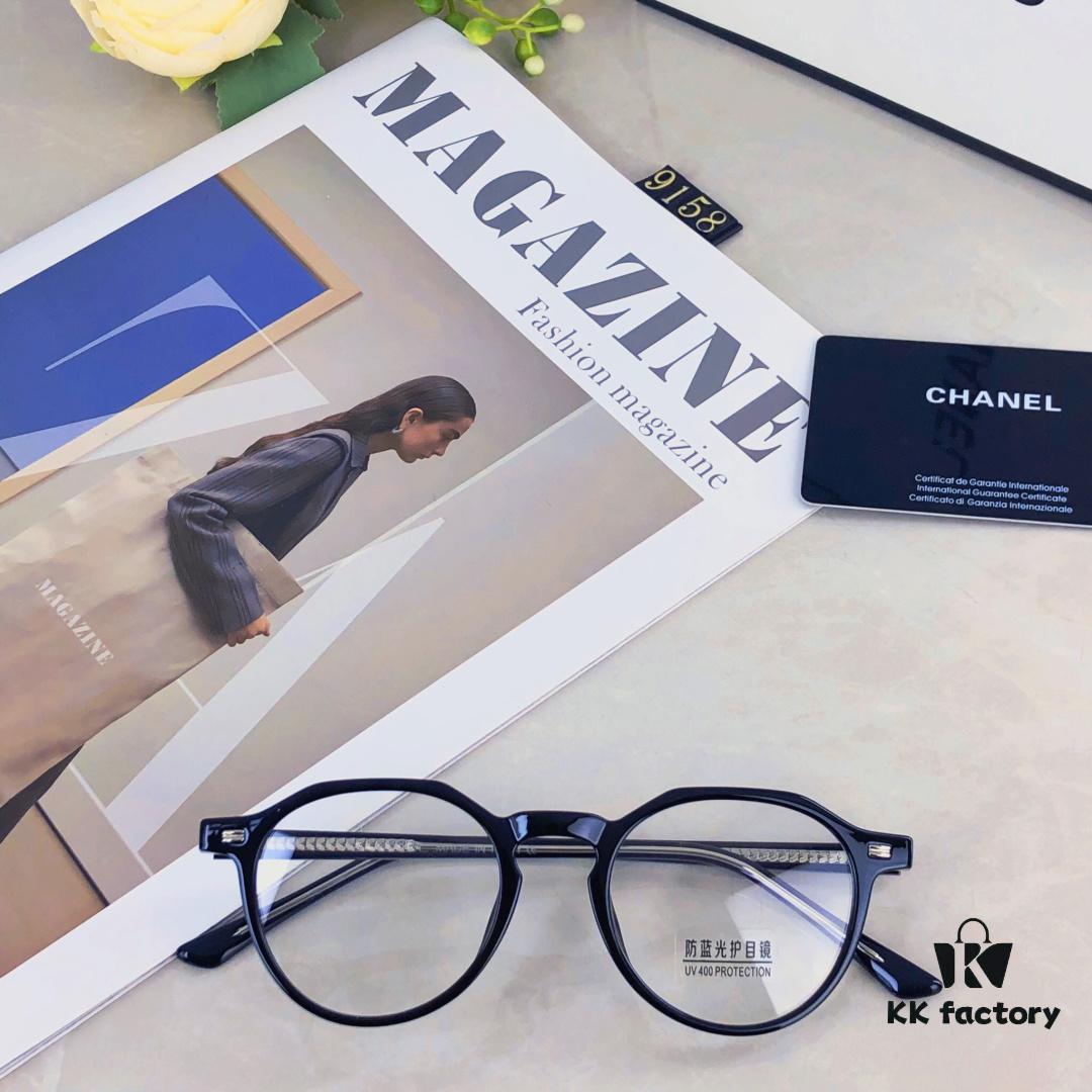 6931f7833a89a121ed548e3b Chane* Jin Chen Same Style Multi-Frame Tortoiseshell Round Eyeglasses for Women, Prescription Ready, Leopard Print Frame, Sunglasses