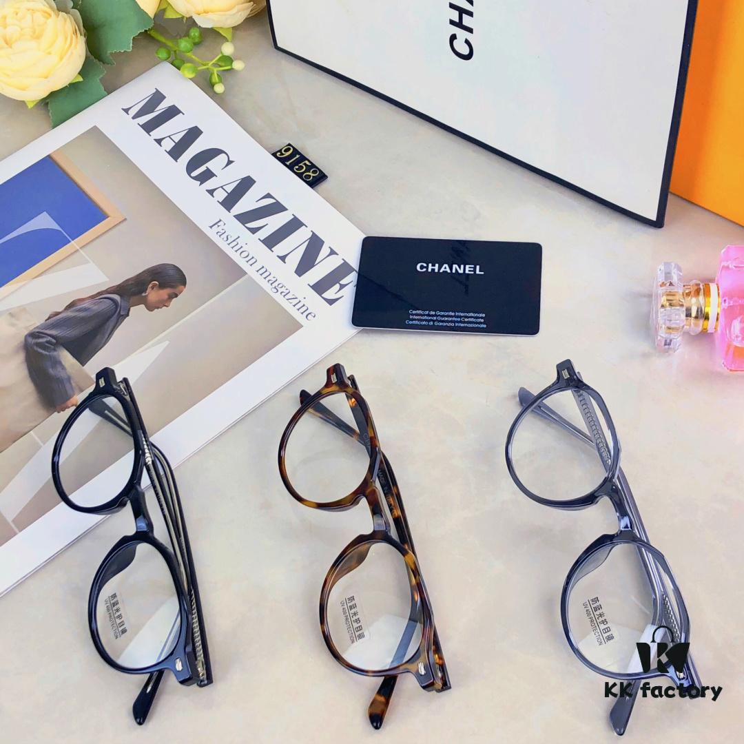 6931f7833a89a121ed548e3d Chane* Jin Chen Same Style Multi-Frame Tortoiseshell Round Eyeglasses for Women, Prescription Ready, Leopard Print Frame, Sunglasses