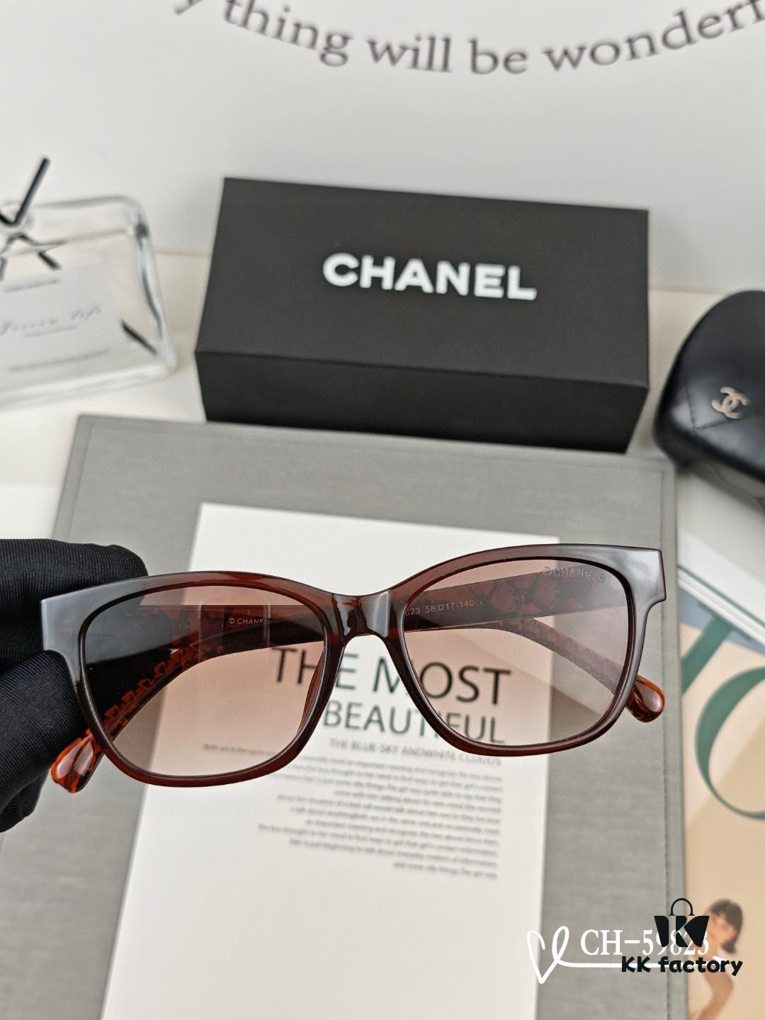 CHANEL - New Lightweight TR Frame Sunglasses with Polarized HD Lenses, Model 59823