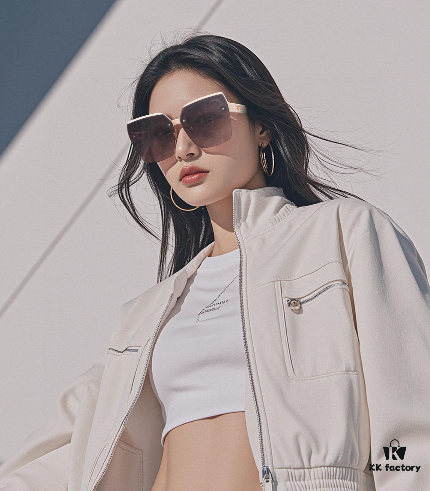 6931f7903a89a121ed548efb CHANEL 2025 New Arrival Trendy Fashion Square Frame Sunglasses, Comfortable Fit, Influencer Favorite Polarized UV Protection Sunglasses for Women 🕶️ 🎉 High-Quality TR Frame ♥️♥️ Model CH1250