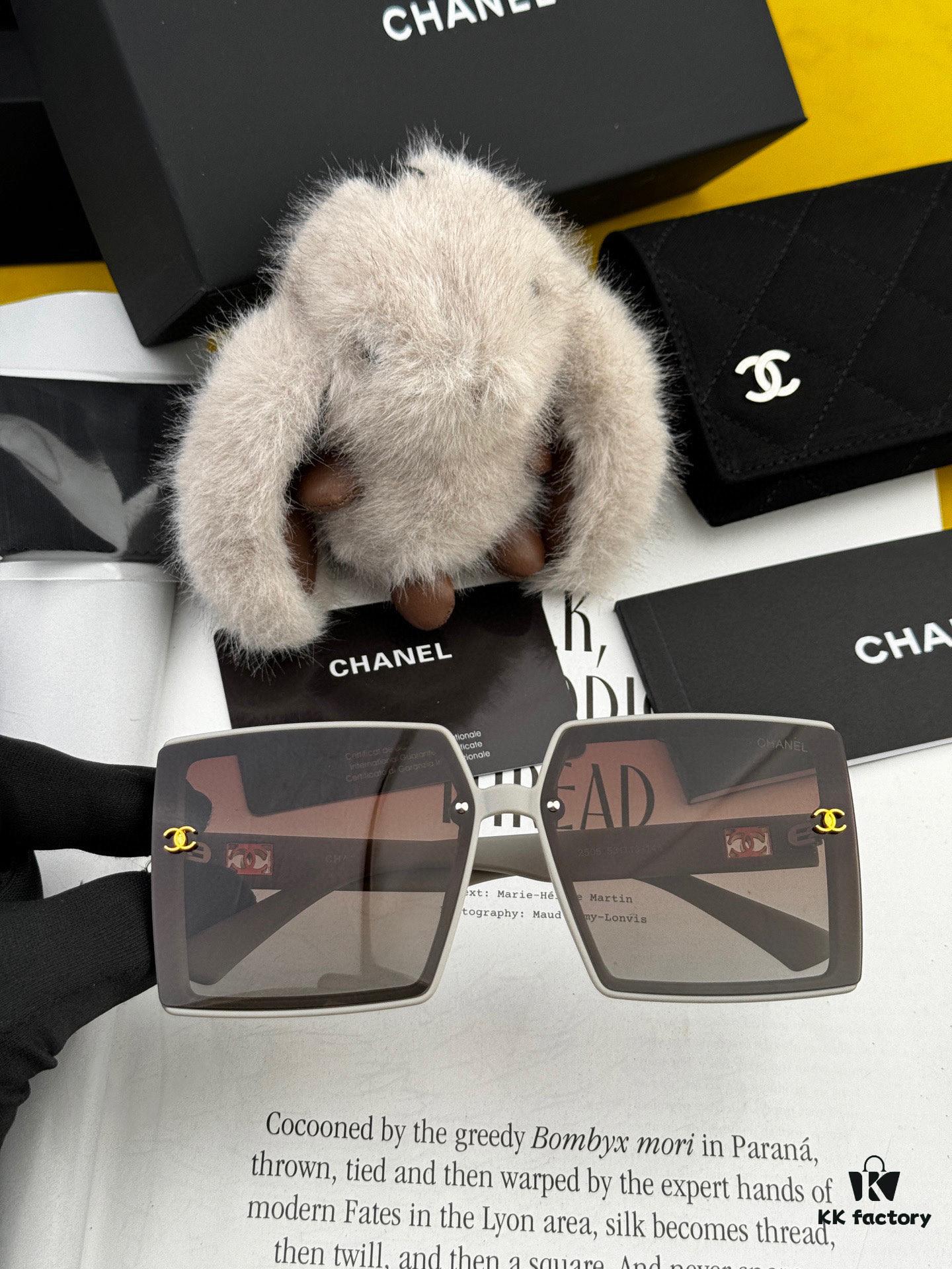 6931f7913a89a121ed548f07 CHANEL 2025 New Arrival Trendy Fashion Square Frame Sunglasses for Women, HD Thickened Polarized UV Protection Shades, Comfortable Wear, Influencer Favorite Style 🕶️