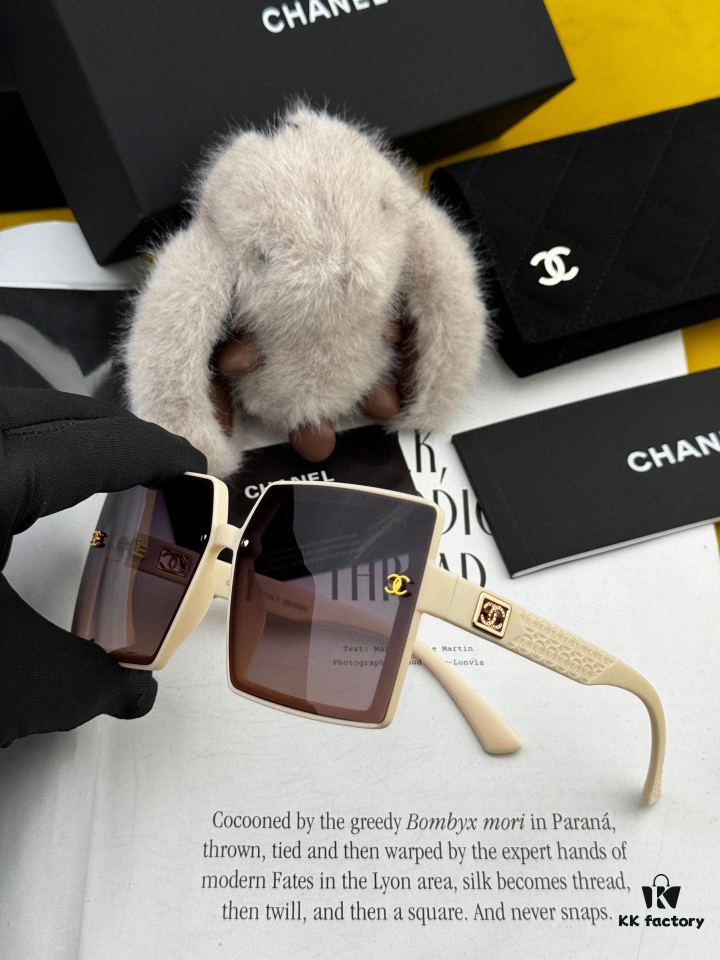 6931f7913a89a121ed548f08 CHANEL 2025 New Arrival Trendy Fashion Square Frame Sunglasses for Women, HD Thickened Polarized UV Protection Shades, Comfortable Wear, Influencer Favorite Style 🕶️