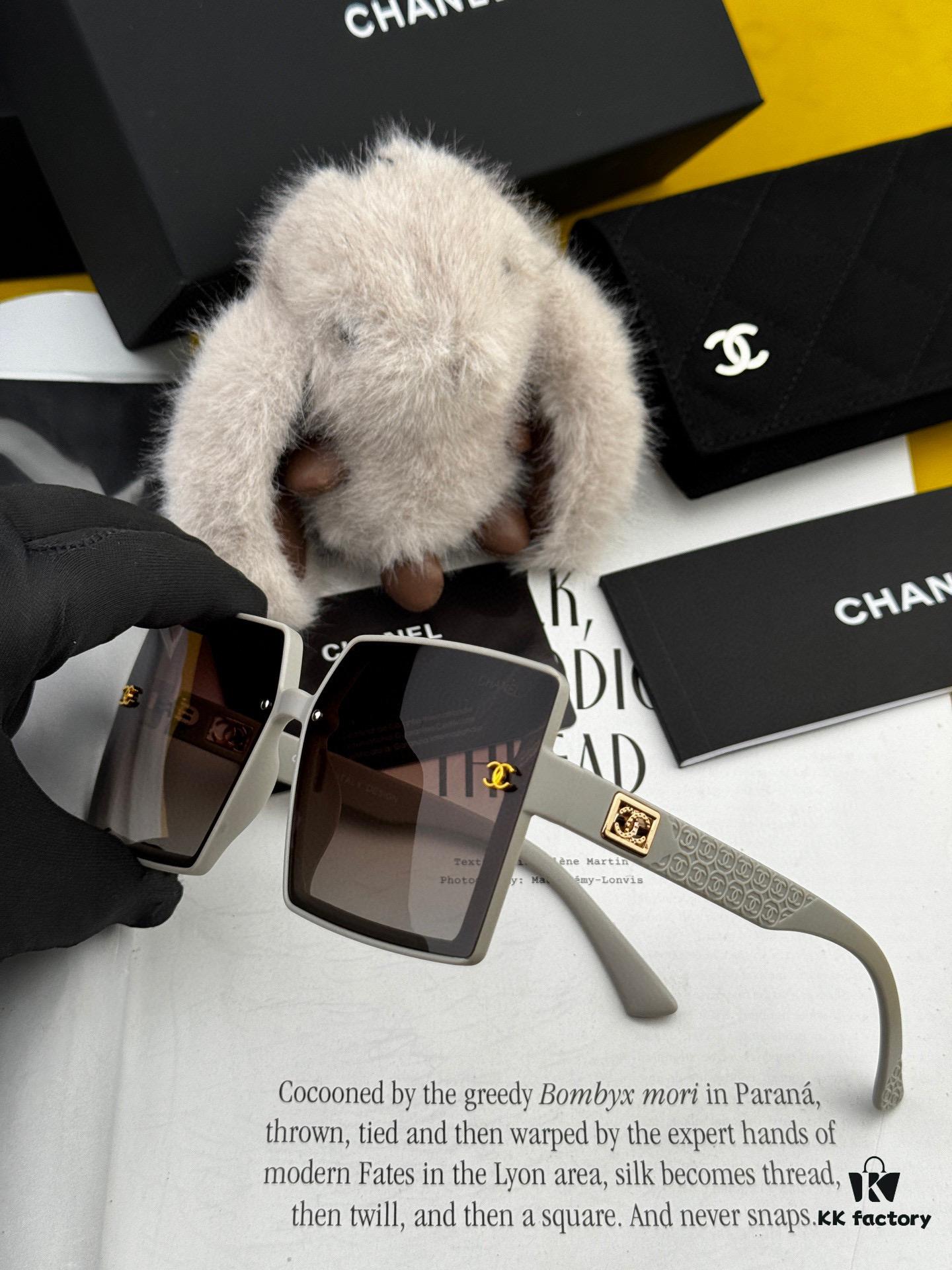 6931f7913a89a121ed548f0a CHANEL 2025 New Arrival Trendy Fashion Square Frame Sunglasses for Women, HD Thickened Polarized UV Protection Shades, Comfortable Wear, Influencer Favorite Style 🕶️