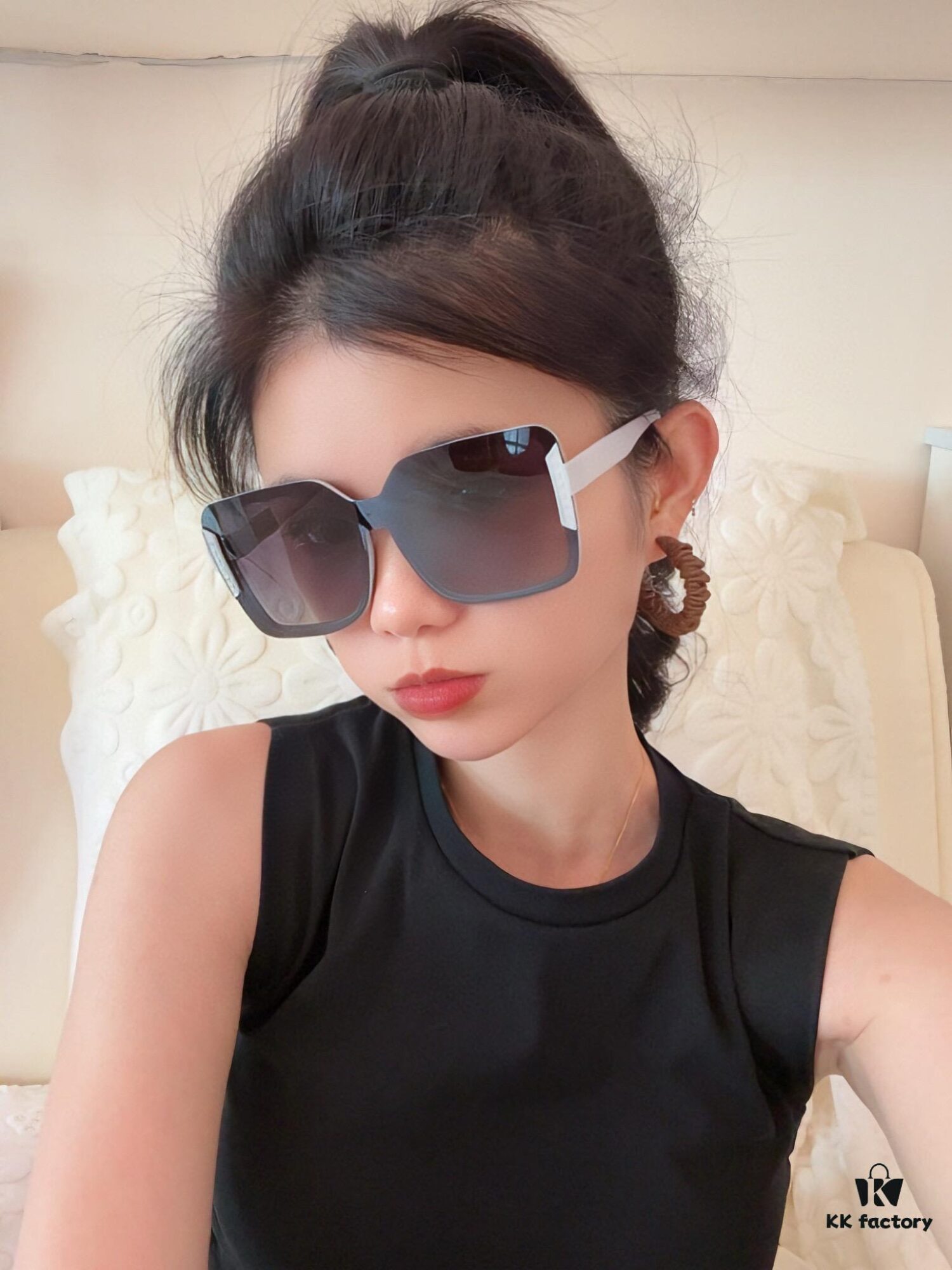6931f7923a89a121ed548f14 CHANEL TR Polarized Series Large-Frame Sunglasses, Classic Square Design, Universal Fit, UV Protection with Polarized Lenses, Model: CH2990