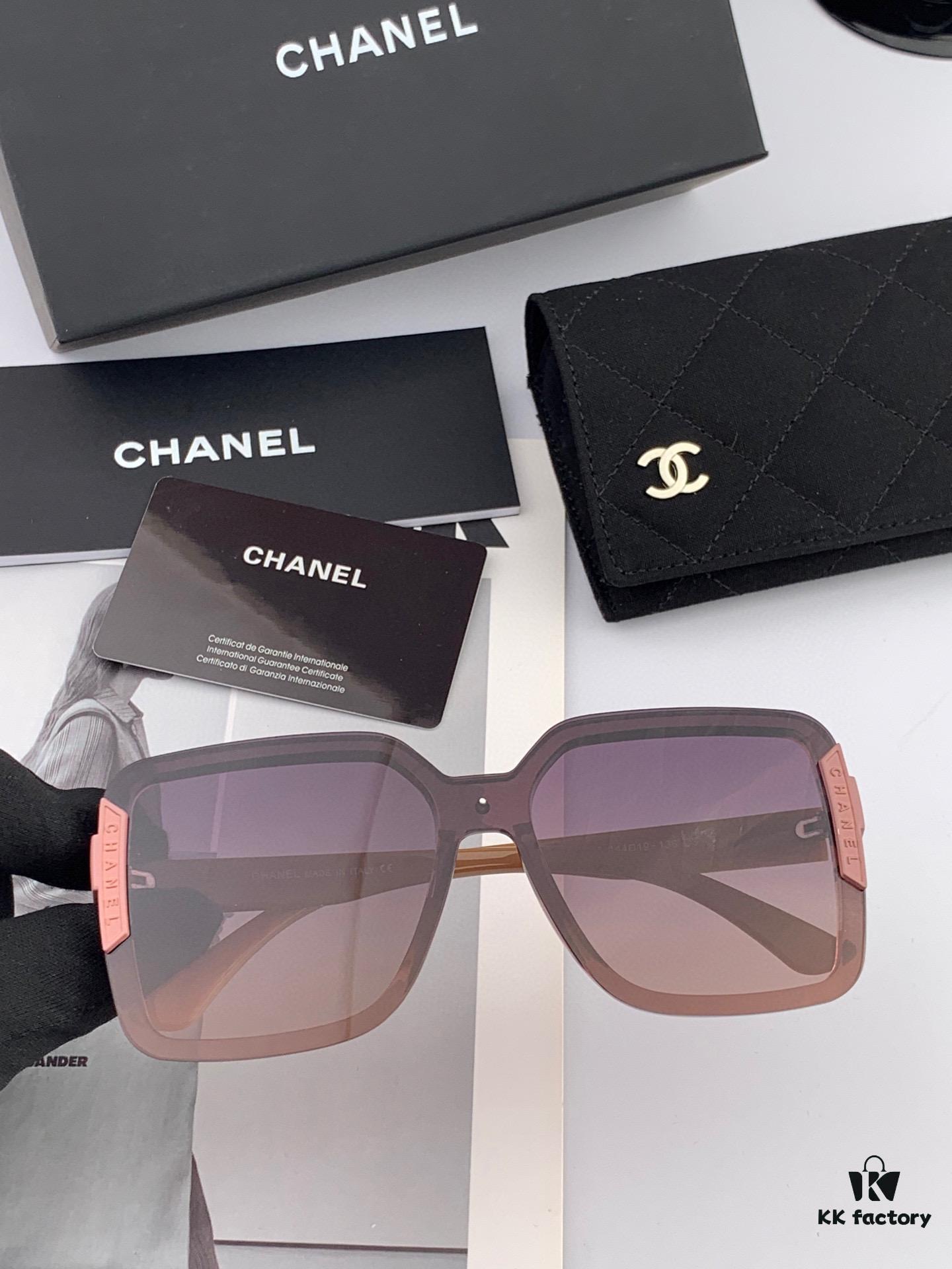 6931f7923a89a121ed548f15 CHANEL TR Polarized Series Large-Frame Sunglasses, Classic Square Design, Universal Fit, UV Protection with Polarized Lenses, Model: CH2990