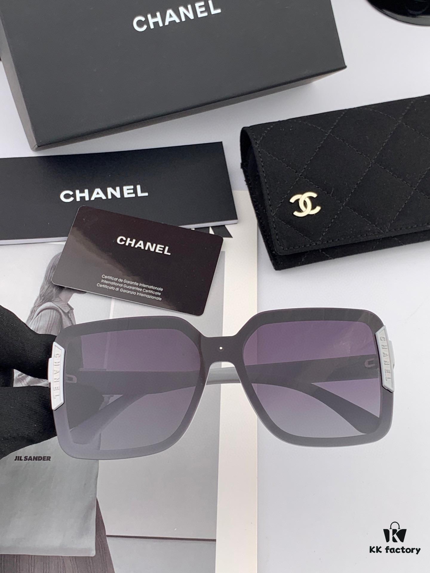 6931f7923a89a121ed548f16 CHANEL TR Polarized Series Large-Frame Sunglasses, Classic Square Design, Universal Fit, UV Protection with Polarized Lenses, Model: CH2990