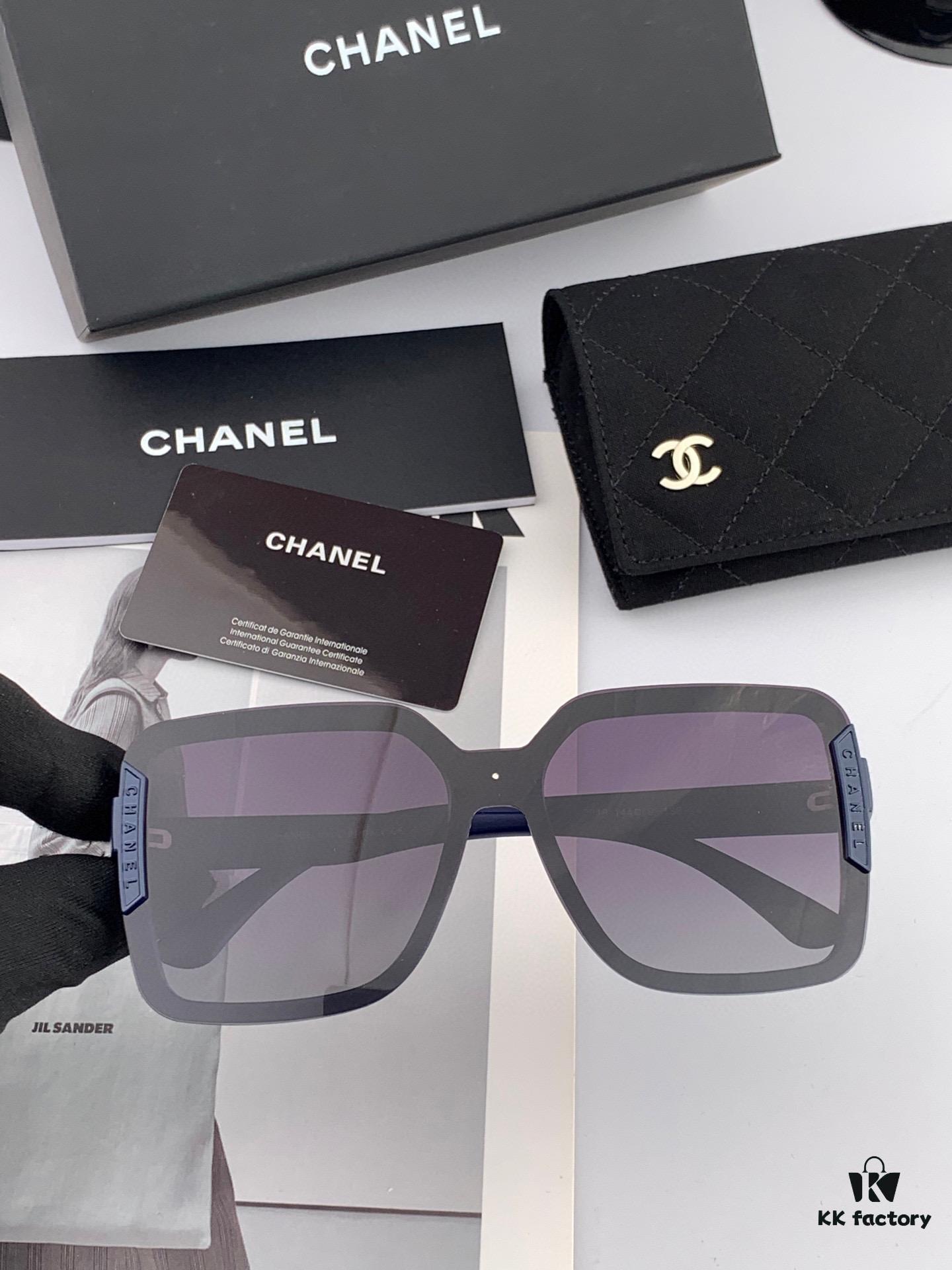 6931f7923a89a121ed548f17 CHANEL TR Polarized Series Large-Frame Sunglasses, Classic Square Design, Universal Fit, UV Protection with Polarized Lenses, Model: CH2990