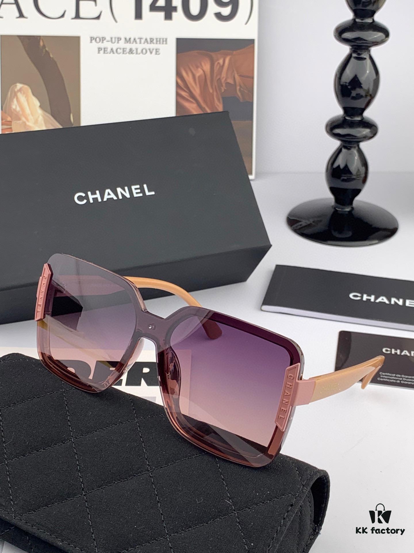 6931f7923a89a121ed548f18 CHANEL TR Polarized Series Large-Frame Sunglasses, Classic Square Design, Universal Fit, UV Protection with Polarized Lenses, Model: CH2990