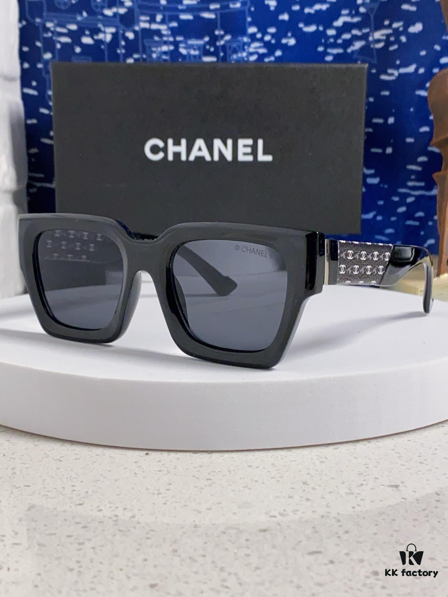 6931f7943a89a121ed548f2e CHANEL 2024 New Arrival Trendy Fashion Square Frame Sunglasses, Comfortable Wear, Influencer Favorite Style, Women's HD Thickened Polarized Sunglasses