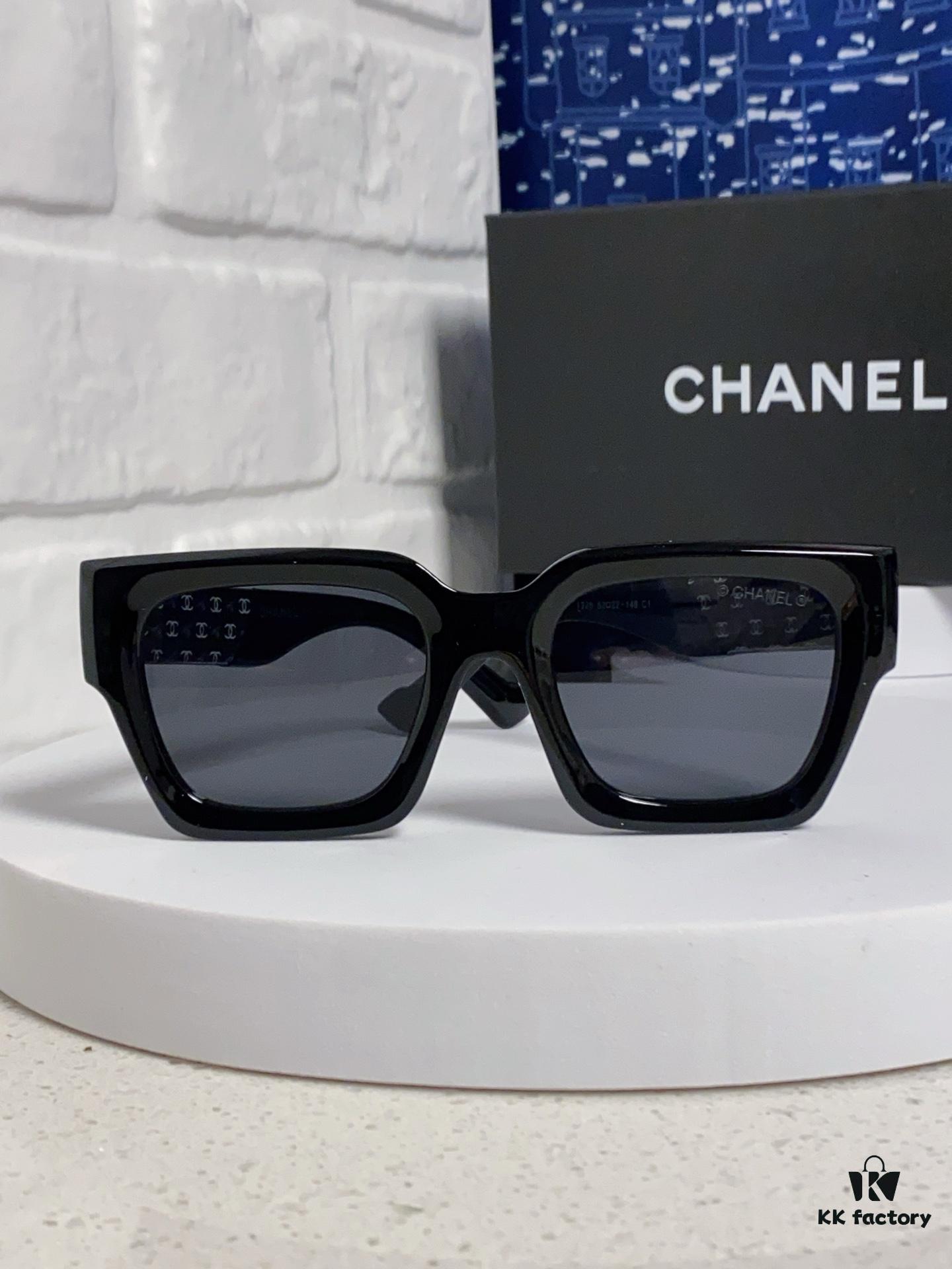 6931f7943a89a121ed548f2f CHANEL 2024 New Arrival Trendy Fashion Square Frame Sunglasses, Comfortable Wear, Influencer Favorite Style, Women's HD Thickened Polarized Sunglasses