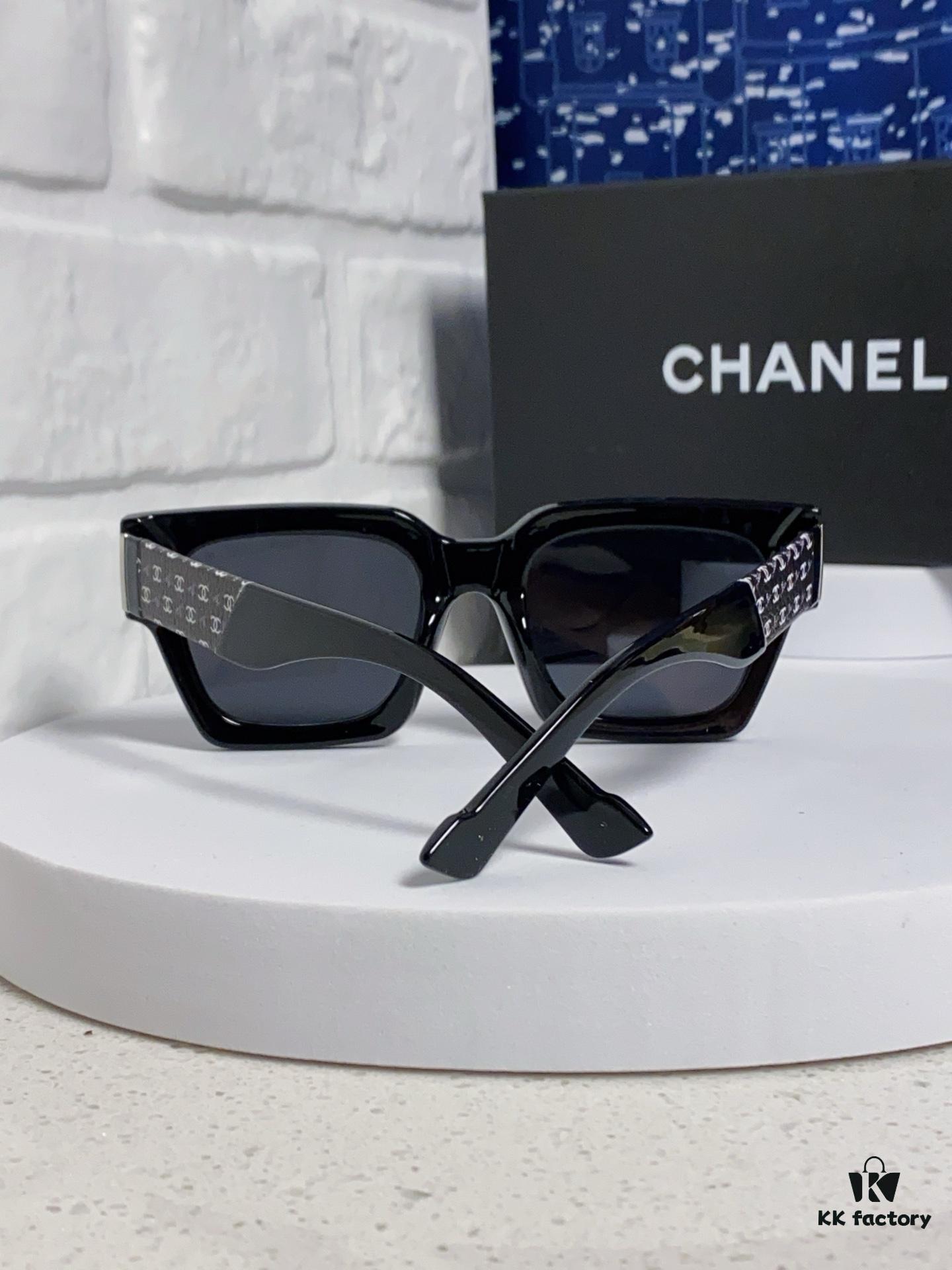 6931f7943a89a121ed548f30 CHANEL 2024 New Arrival Trendy Fashion Square Frame Sunglasses, Comfortable Wear, Influencer Favorite Style, Women's HD Thickened Polarized Sunglasses