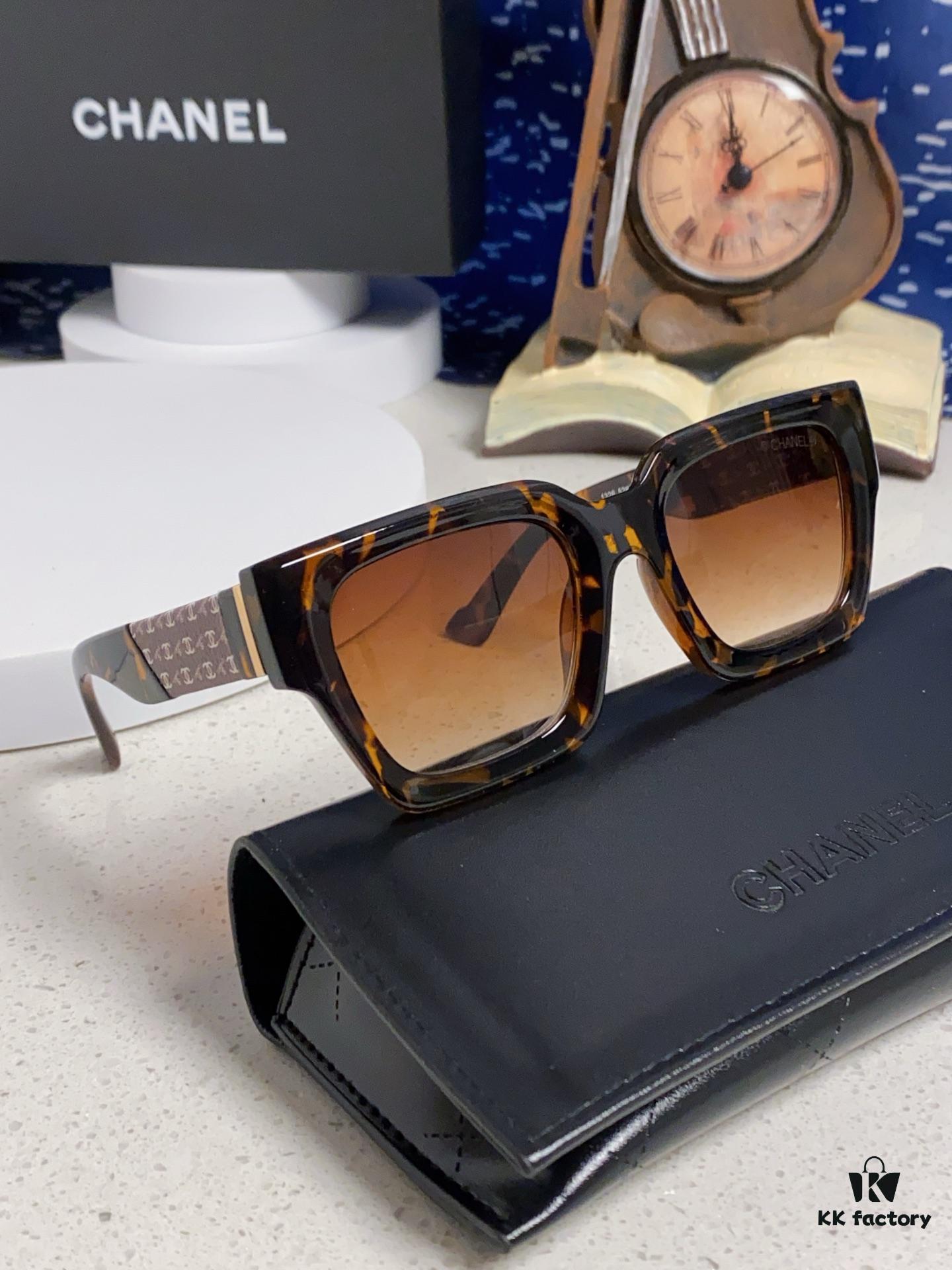 6931f7953a89a121ed548f43 CHANEL 2024 New Arrival Trendy Fashion Square Frame Sunglasses for Women, Comfortable Wear, Influencer Favorite, High-Definition Thick Polarized Lens Sunglasses