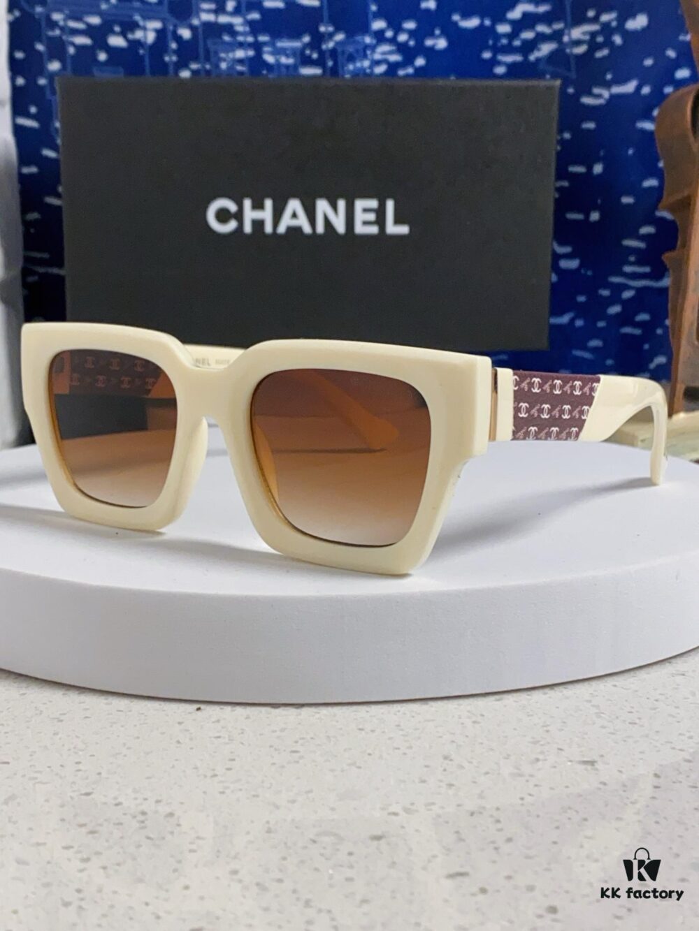 6931f7953a89a121ed548f44 CHANEL 2024 New Arrival Trendy Fashion Square Frame Sunglasses for Women, High-Definition Thick Polarized UV Protection Shades