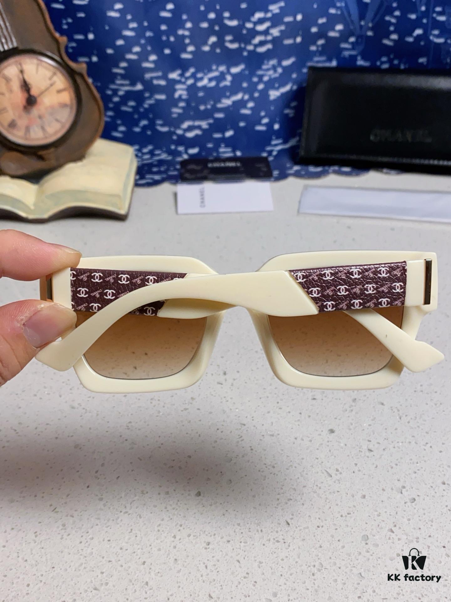 6931f7963a89a121ed548f48 CHANEL 2024 New Arrival Trendy Fashion Square Frame Sunglasses for Women, High-Definition Thick Polarized UV Protection Shades