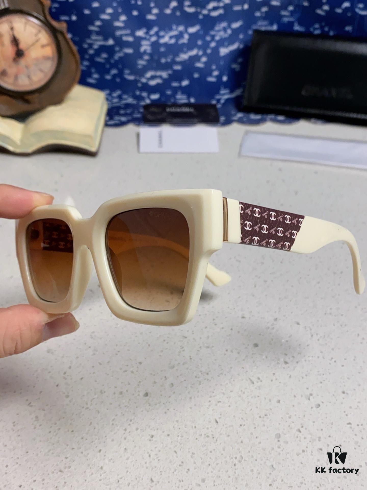 6931f7963a89a121ed548f49 CHANEL 2024 New Arrival Trendy Fashion Square Frame Sunglasses for Women, High-Definition Thick Polarized UV Protection Shades