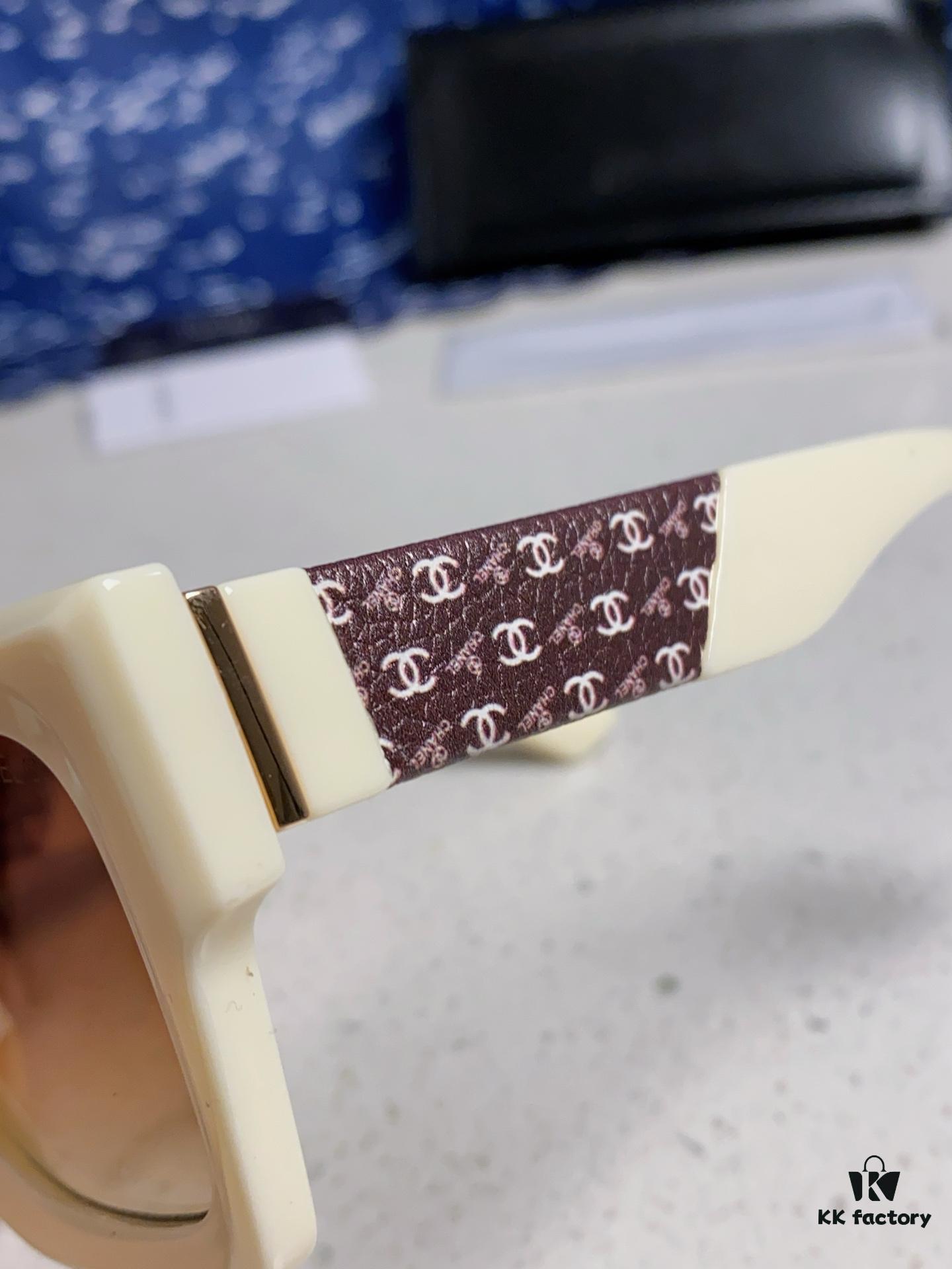 6931f7963a89a121ed548f4a CHANEL 2024 New Arrival Trendy Fashion Square Frame Sunglasses for Women, High-Definition Thick Polarized UV Protection Shades