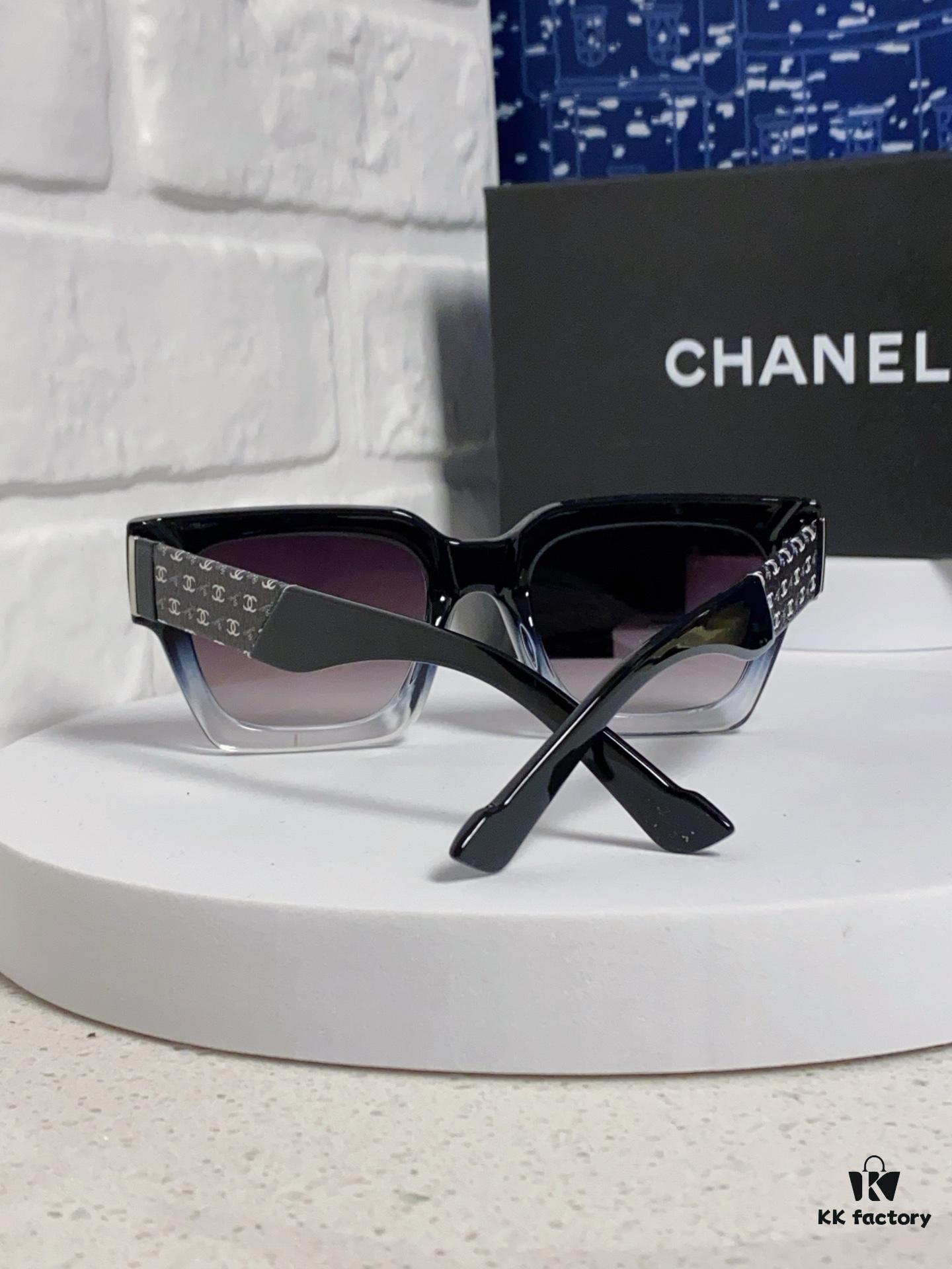 6931f7963a89a121ed548f50 CHANEL 2024 New Arrival Trendy Fashion Square Frame Sunglasses for Women, Comfortable Wear, Influencer Favorite, High-Definition Thick Polarized Lens Sunglasses