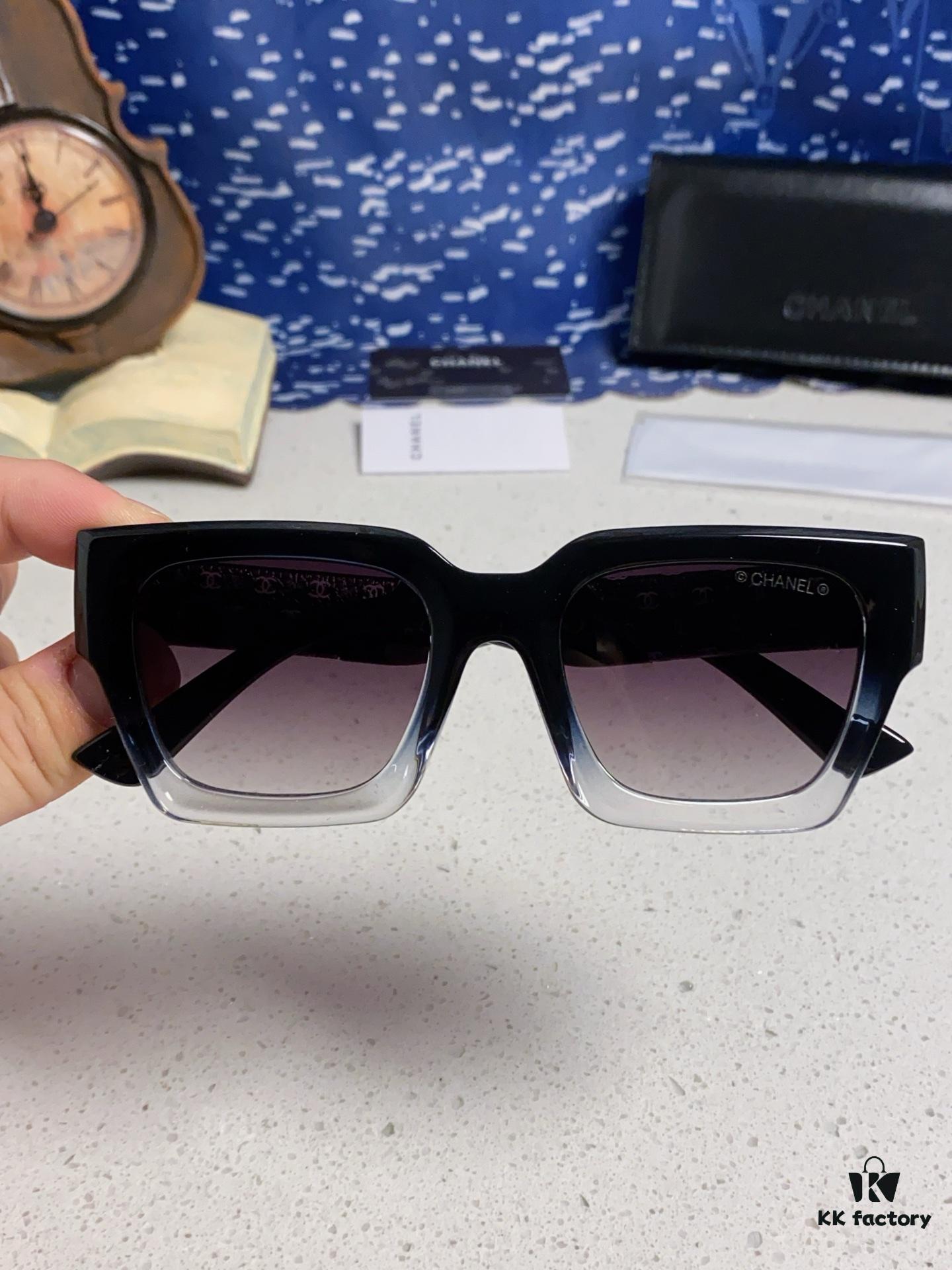 6931f7963a89a121ed548f51 CHANEL 2024 New Arrival Trendy Fashion Square Frame Sunglasses for Women, Comfortable Wear, Influencer Favorite, High-Definition Thick Polarized Lens Sunglasses