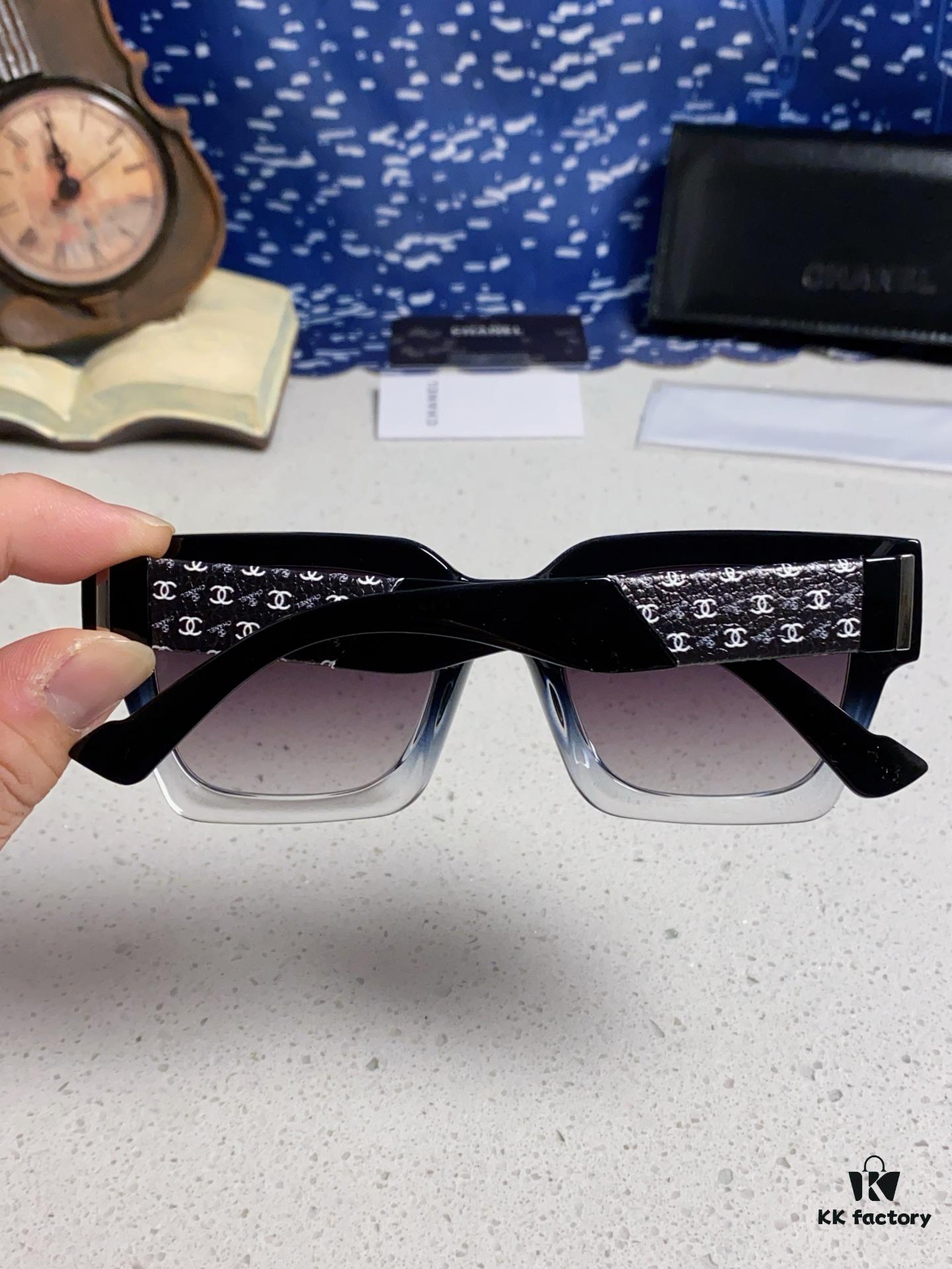 6931f7963a89a121ed548f52 CHANEL 2024 New Arrival Trendy Fashion Square Frame Sunglasses for Women, Comfortable Wear, Influencer Favorite, High-Definition Thick Polarized Lens Sunglasses