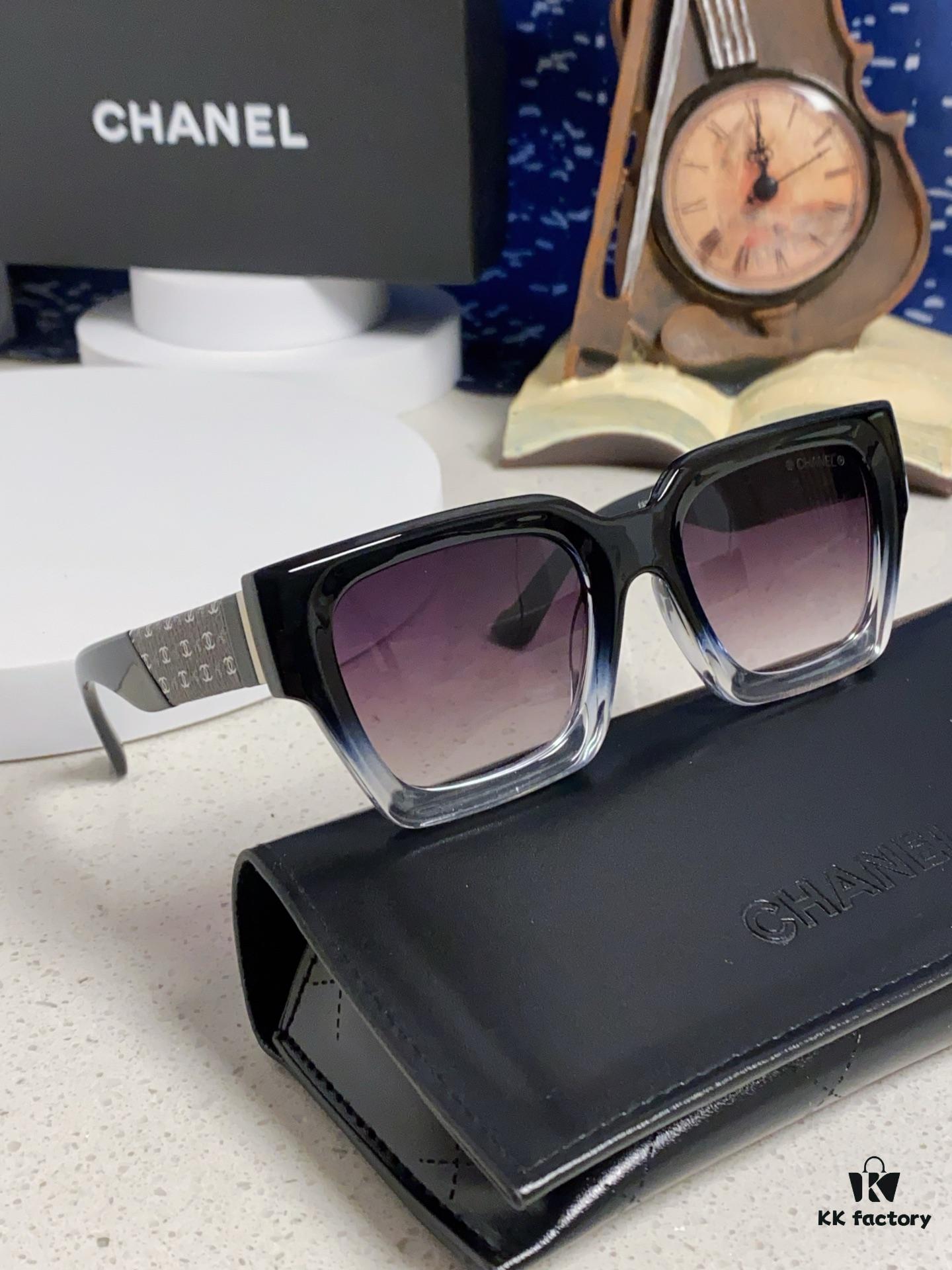 6931f7973a89a121ed548f57 CHANEL 2024 New Arrival Trendy Fashion Square Frame Sunglasses for Women, Comfortable Wear, Influencer Favorite, High-Definition Thick Polarized Lens Sunglasses