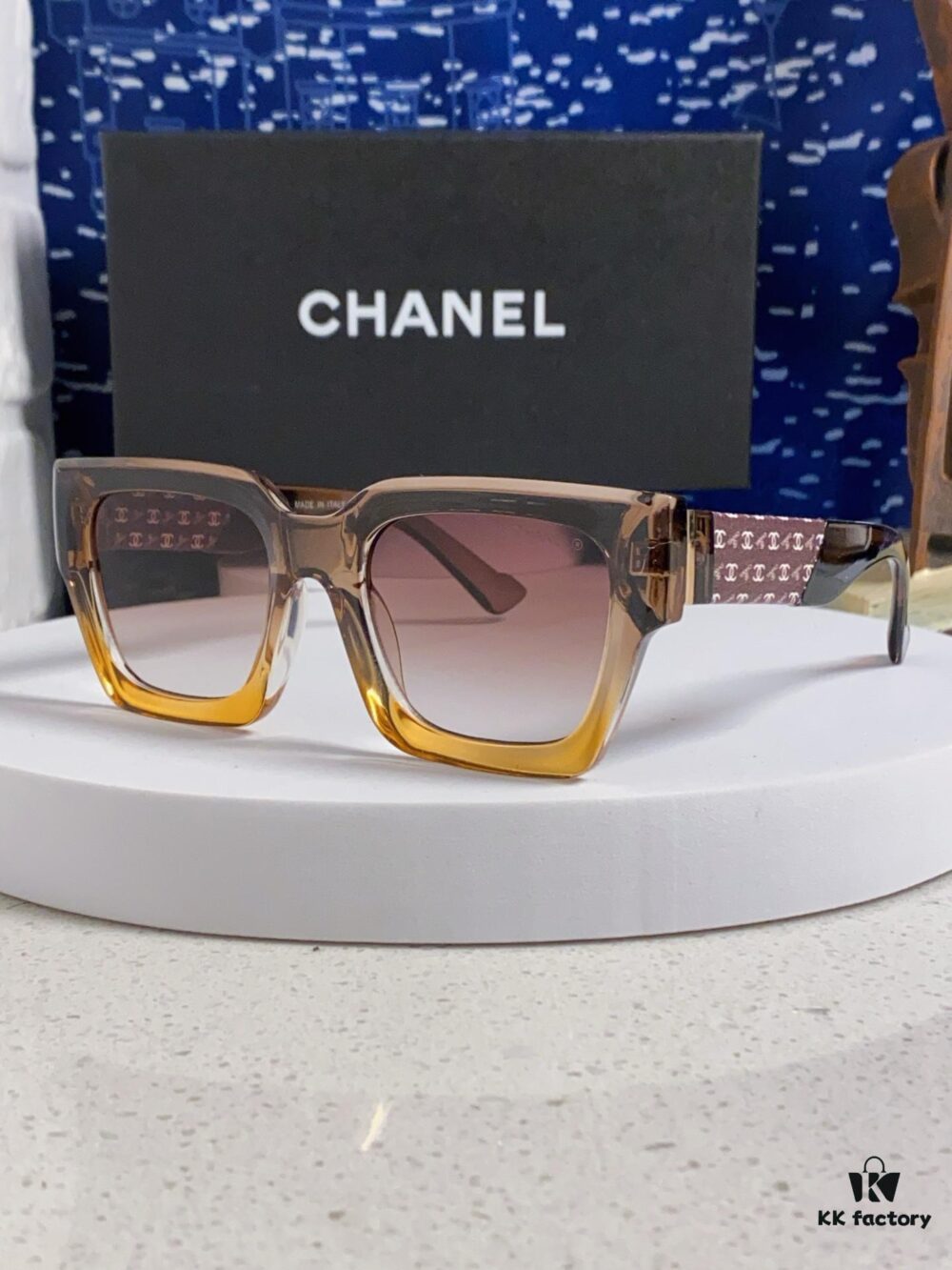 6931f7973a89a121ed548f58 CHANEL 2024 New Arrival Trendy Fashion Square Sunglasses, Comfortable Wear, Influencer Favorite Women's HD Thickened Polarized Sunglasses