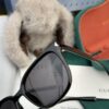 New CHANEL Square Sunglasses with Pearl Accents and Metallic Bridge