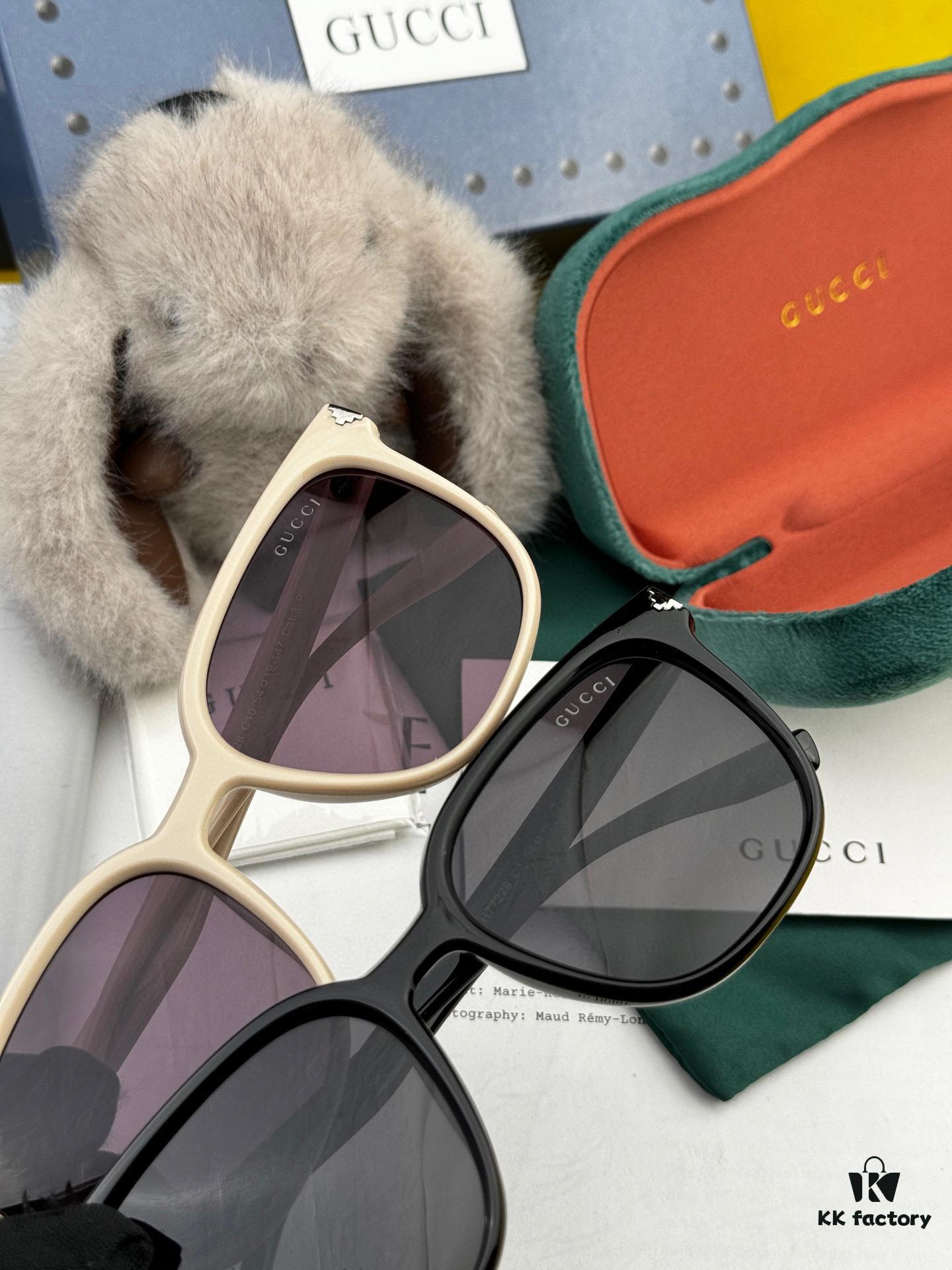 New CHANEL Square Sunglasses with Pearl Accents and Metallic Bridge