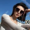 6931f79b3a89a121ed548f91 New CHANEL Square Sunglasses with Pearl Accents and Metallic Bridge