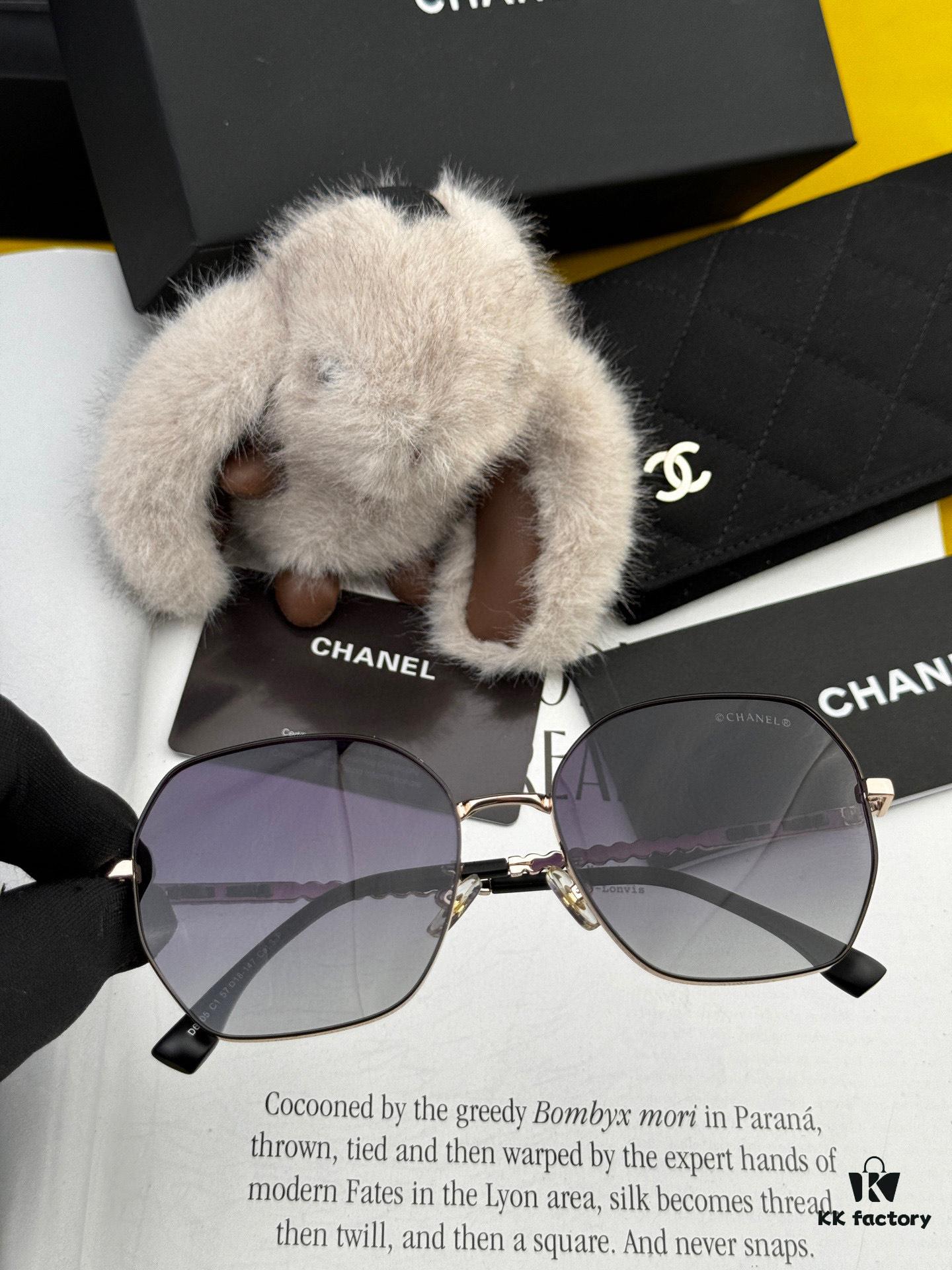 6931f79b3a89a121ed548f94 New CHANEL Square Sunglasses with Pearl Accents and Metallic Bridge