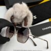 6931f79b3a89a121ed548f95 New CHANEL Square Sunglasses with Pearl Accents and Metallic Bridge