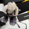 6931f79b3a89a121ed548f96 New CHANEL Square Sunglasses with Pearl Accents and Metallic Bridge
