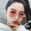 CHANEL New Nylon Polarized Sunglasses, Frameless Diamond-Cut Design with Enhanced Texture, Elegant Feminine Style Suitable for Both Large and Small Faces