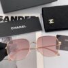 CHANEL New Nylon Polarized Sunglasses, Frameless Diamond-Cut Design with Enhanced Texture, Elegant Feminine Style Suitable for Both Large and Small Faces