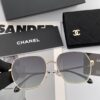 CHANEL New Nylon Polarized Sunglasses, Frameless Diamond-Cut Design with Enhanced Texture, Elegant Feminine Style Suitable for Both Large and Small Faces
