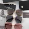 CHANEL New Nylon Polarized Sunglasses, Frameless Diamond-Cut Design with Enhanced Texture, Elegant Feminine Style Suitable for Both Large and Small Faces