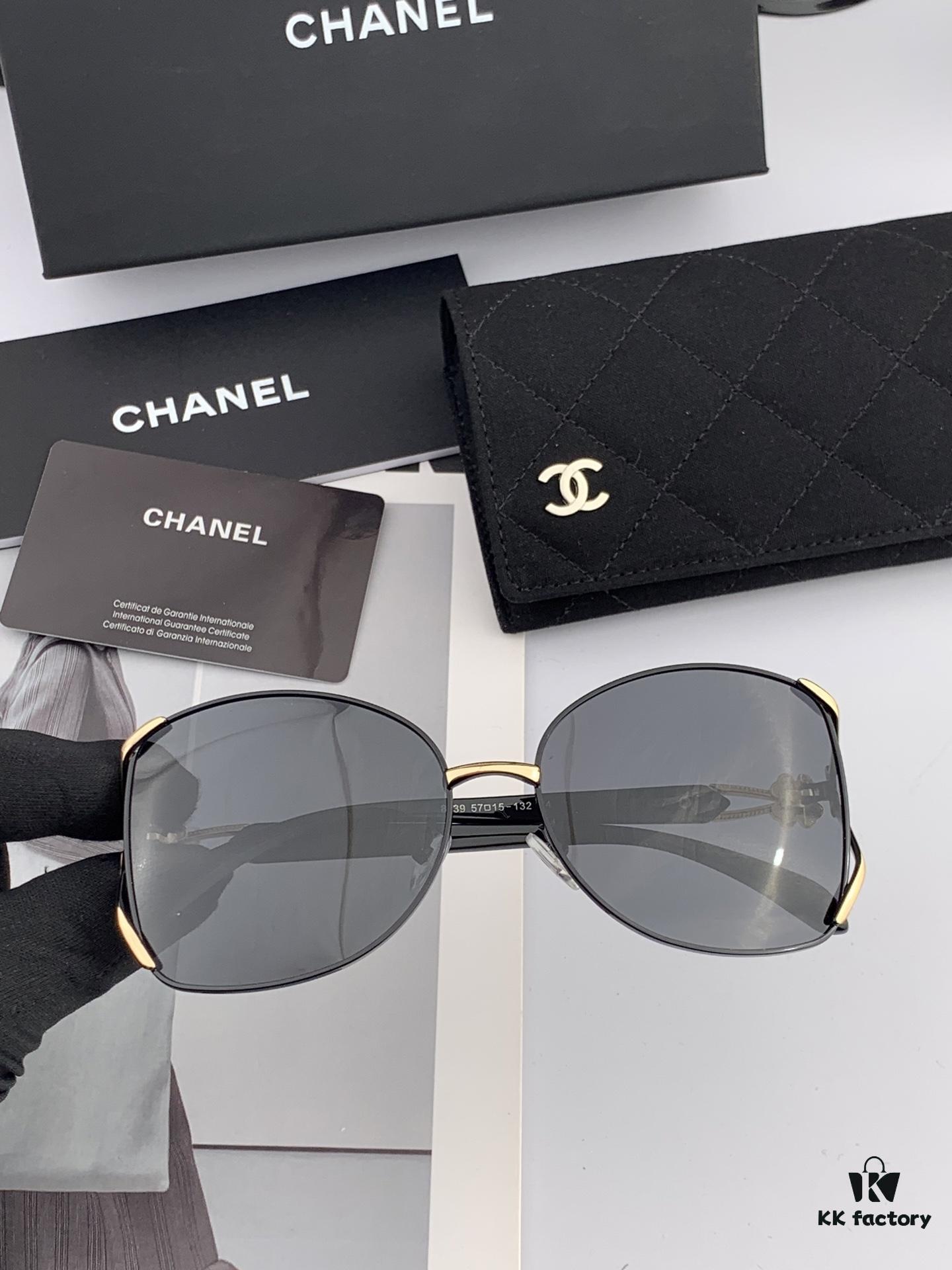 6931f79f3a89a121ed548fca CHANEL 2025 New Camellia Trendy Fashion Round Frame Sunglasses Comfortable Wear Influencer Style Shades Model: CH9803