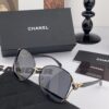 6931f79f3a89a121ed548fcc CHANEL 2025 New Camellia Trendy Fashion Round Frame Sunglasses Comfortable Wear Influencer Style Shades Model: CH9803