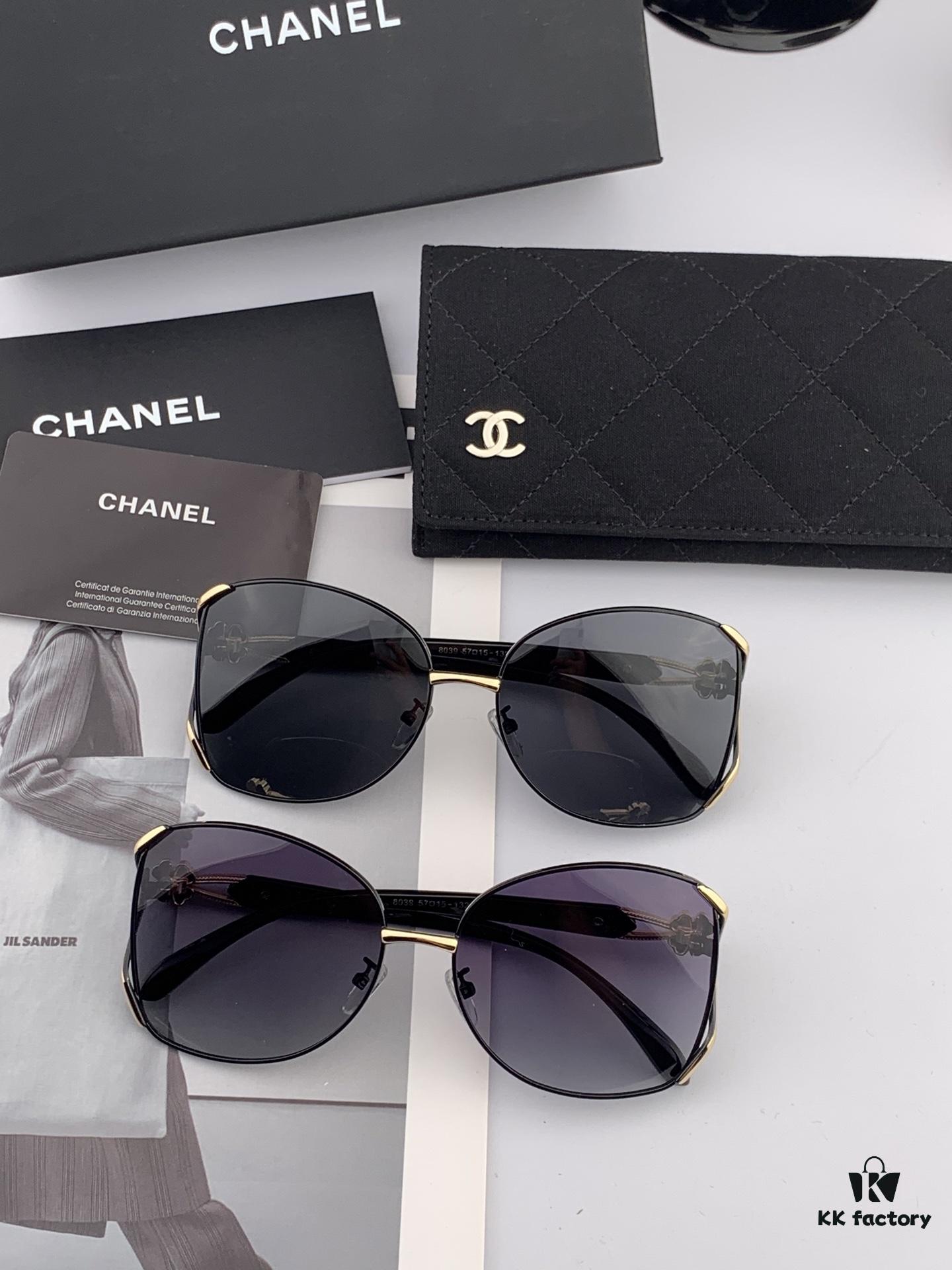 6931f79f3a89a121ed548fce CHANEL 2025 New Camellia Trendy Fashion Round Frame Sunglasses Comfortable Wear Influencer Style Shades Model: CH9803