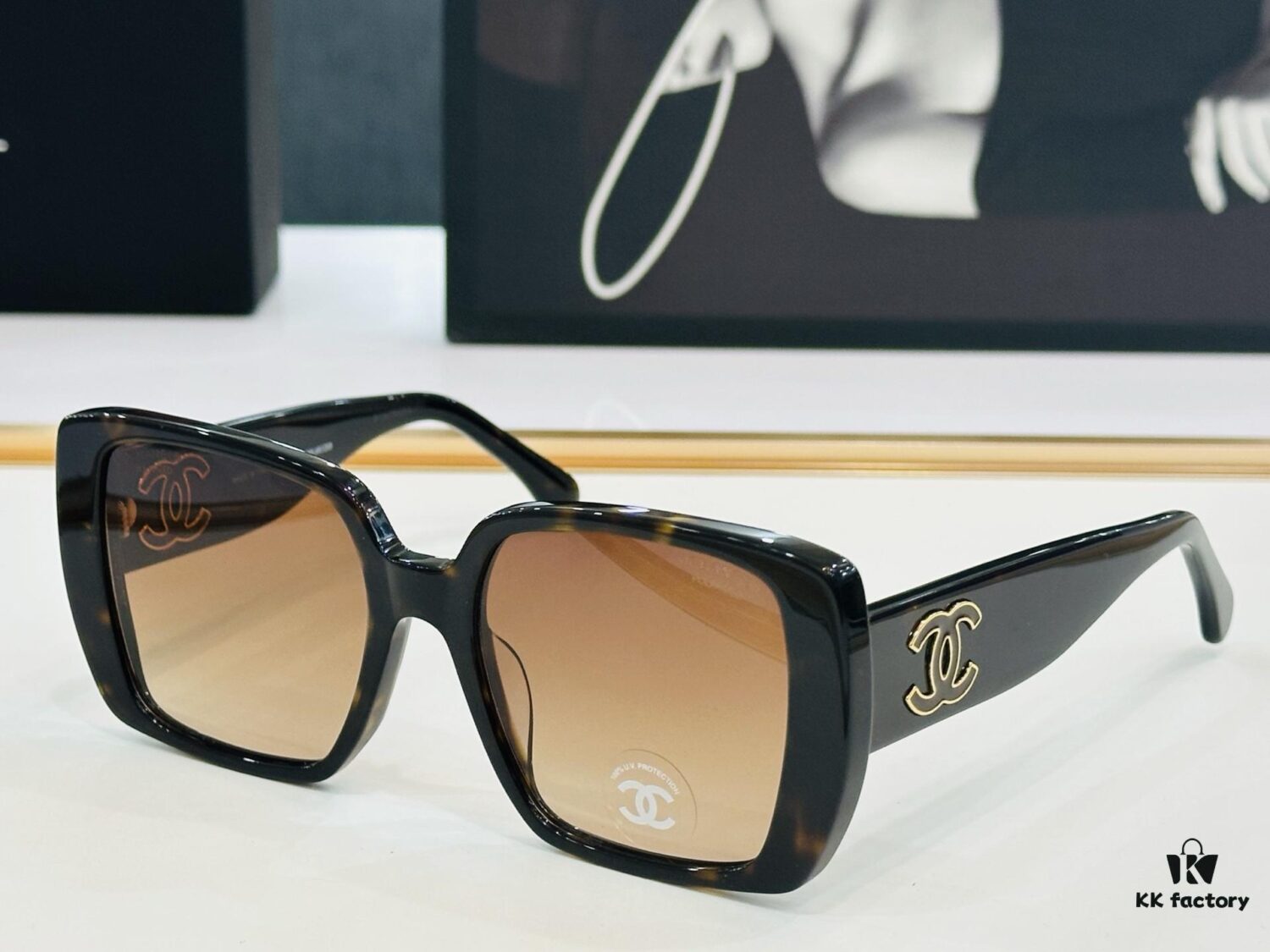 6931f7a13a89a121ed548fe2 CHANE*/Xiangjia MODEL: CH5541 Size: 54□18-140 Sunglasses, Perfect Quality, Unique Design, Suitable for All Face Shapes