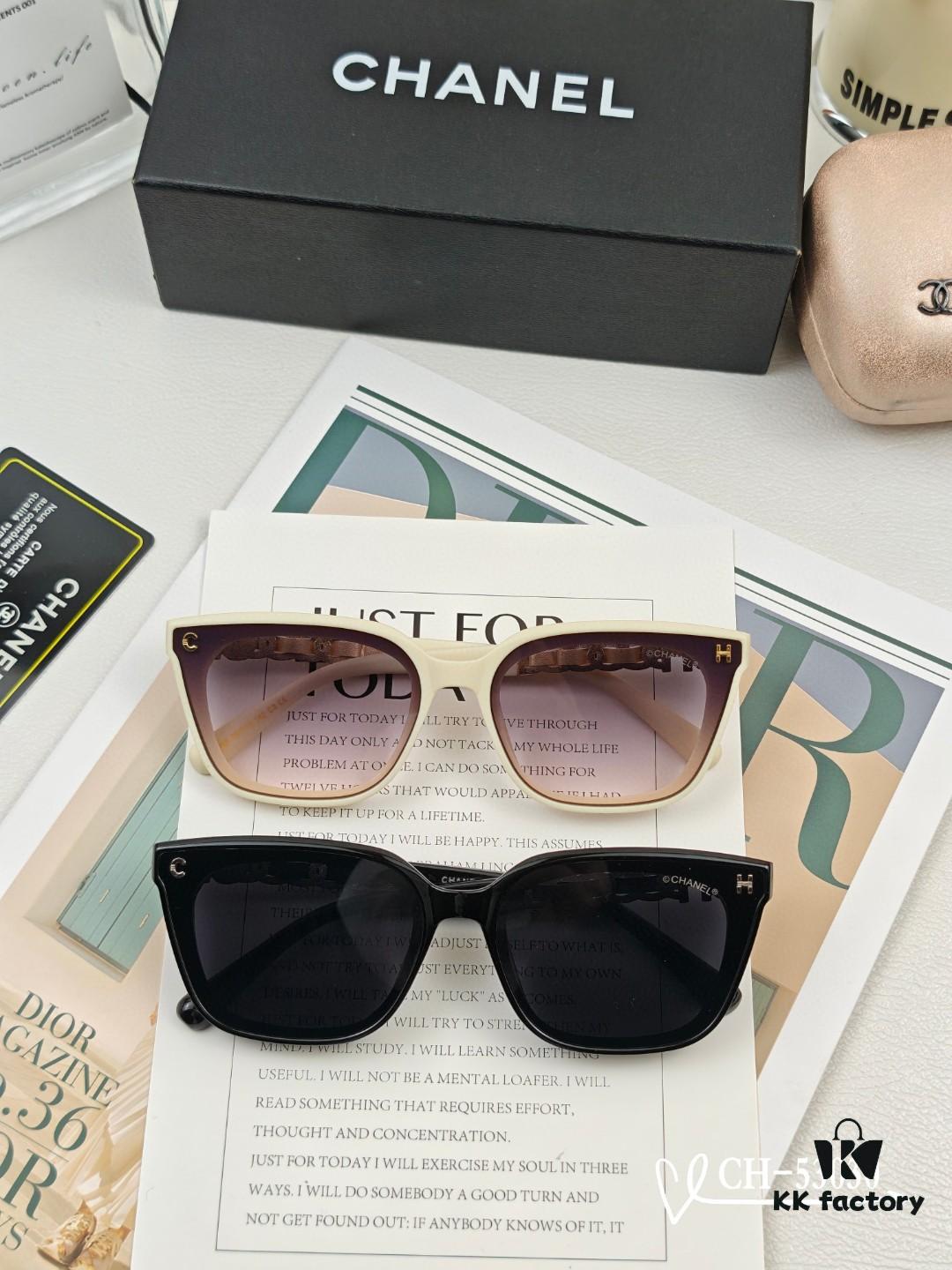6931f7a63a89a121ed549033 Chanel - New Lightweight Chic Sunglasses with Polarized HD Lenses, TR Frame for Comfortable Wear