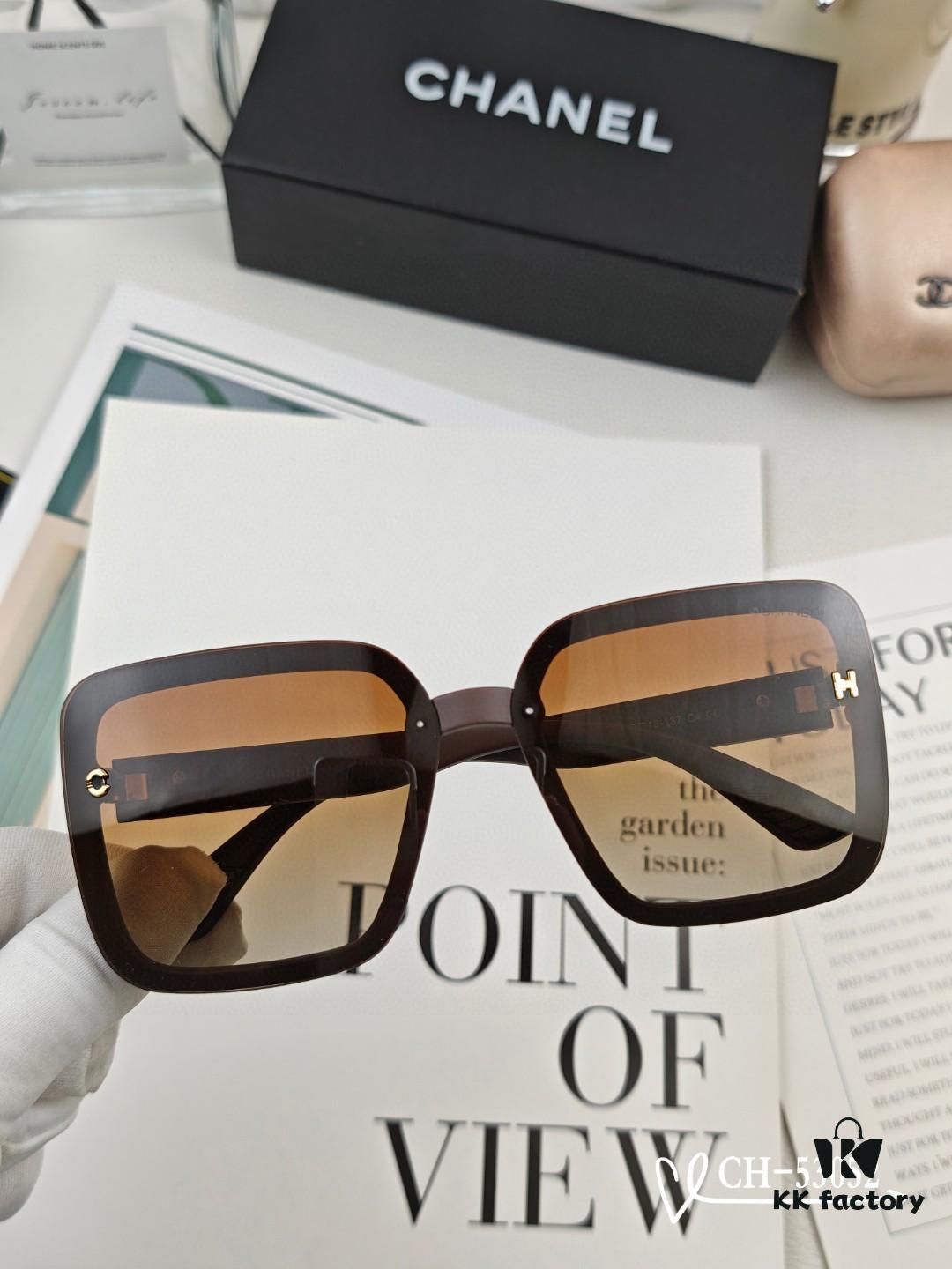 6931f7a83a89a121ed54904a CHANEL France - POLARIZED HD Resin Lens Sunglasses, TR Frame Lightweight Comfortable Wear, Size 63-17-140