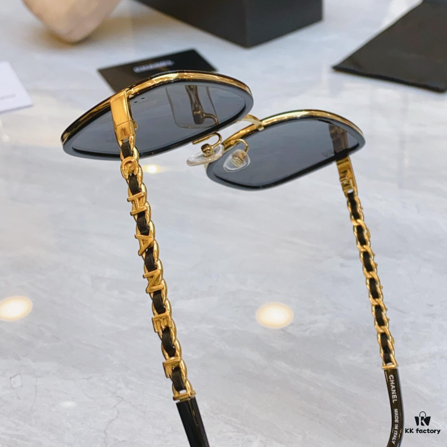 CHANE* Chanel New Model Sunglasses 🕶️🕶️, MODEL: CH5422B, SIZE: 57-21-145