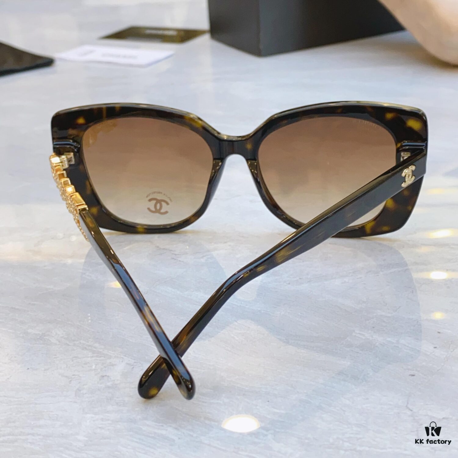 CHANE* Chanel New Model Sunglasses 🕶️🕶️, MODEL: CH5422B, SIZE: 53□17-145