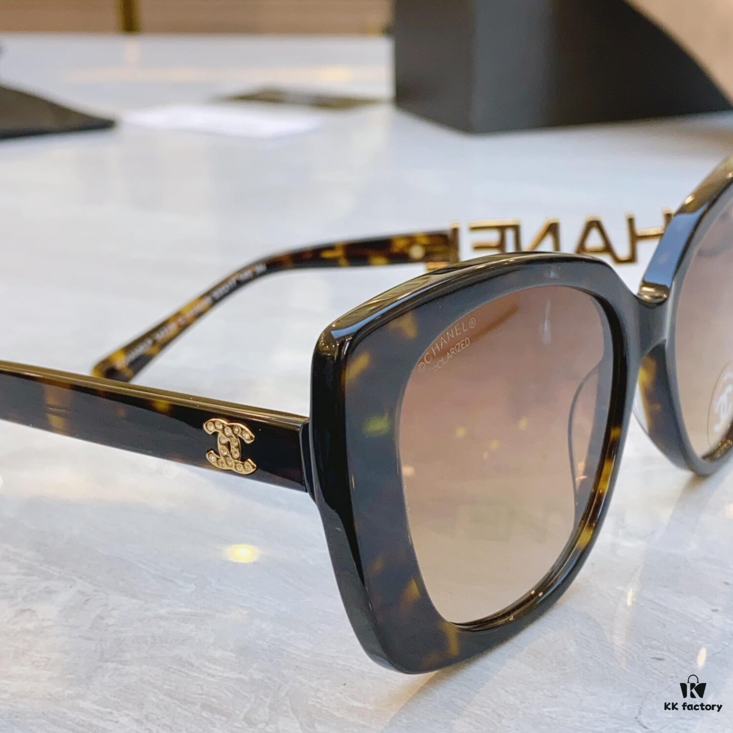 CHANE* Chanel New Model Sunglasses 🕶️🕶️, MODEL: CH5422B, SIZE: 53□17-145