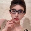 6931f7b93a89a121ed549137 Chane Korean Retro Round Frame Eyeglasses - Japanese Style Vintage Optical Glasses, Minimalist Clear Lens Frames for Slimming Face Look
