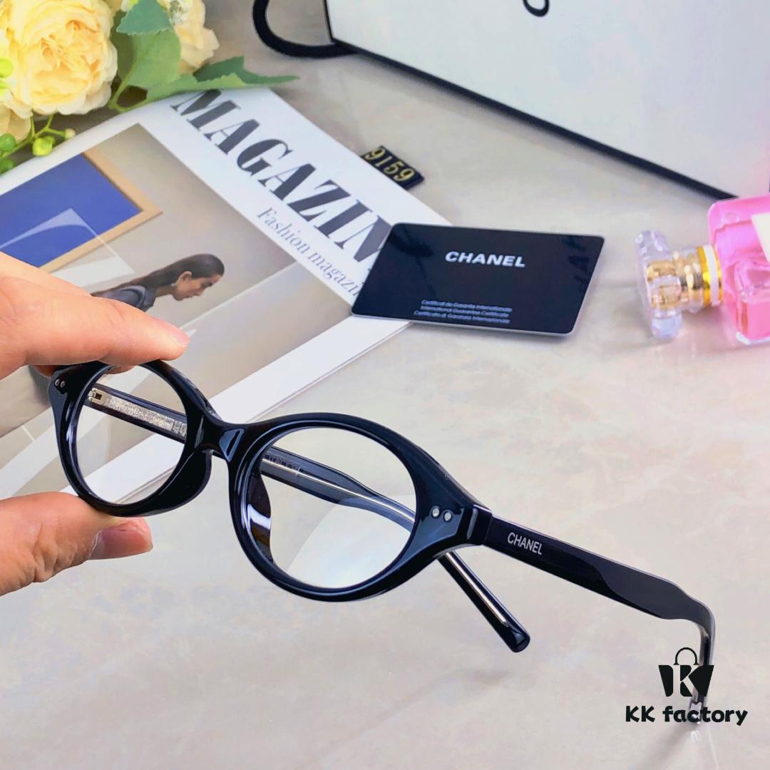 6931f7b93a89a121ed54913c Chane Korean Retro Round Frame Eyeglasses - Japanese Style Vintage Optical Glasses, Minimalist Clear Lens Frames for Slimming Face Look